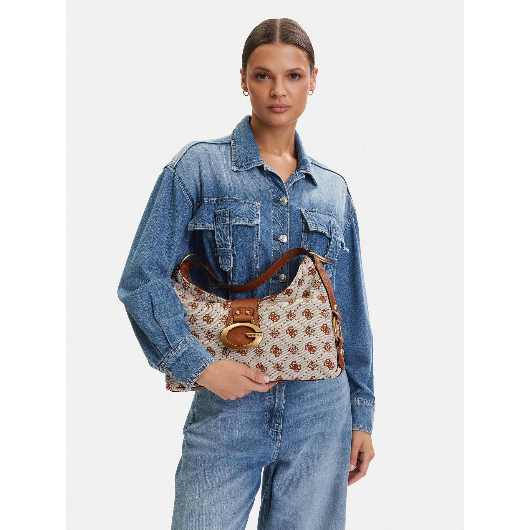 Handtasche Guess Camden HWJB93 08180 Braun