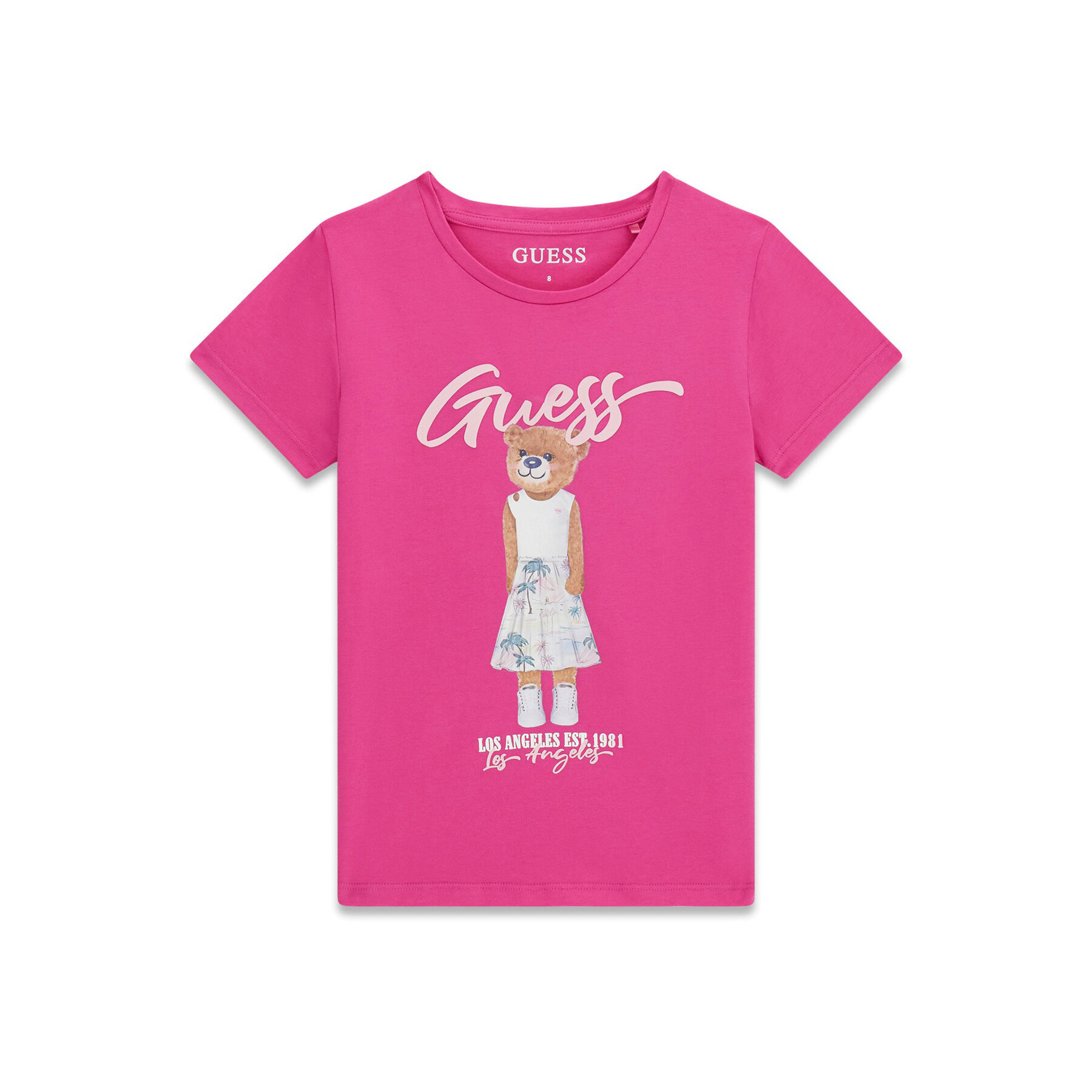 Guess T-Shirt J6GI04 K6YW4 Ροζ Regular Fit