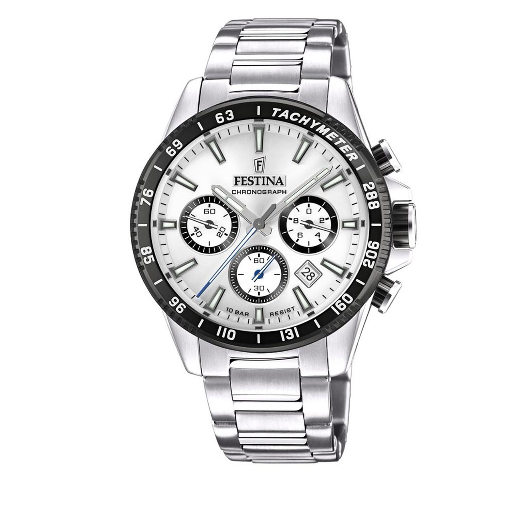 

Годинник Festina Timeless Chronograph F20560/1 Silver/White, Срібний