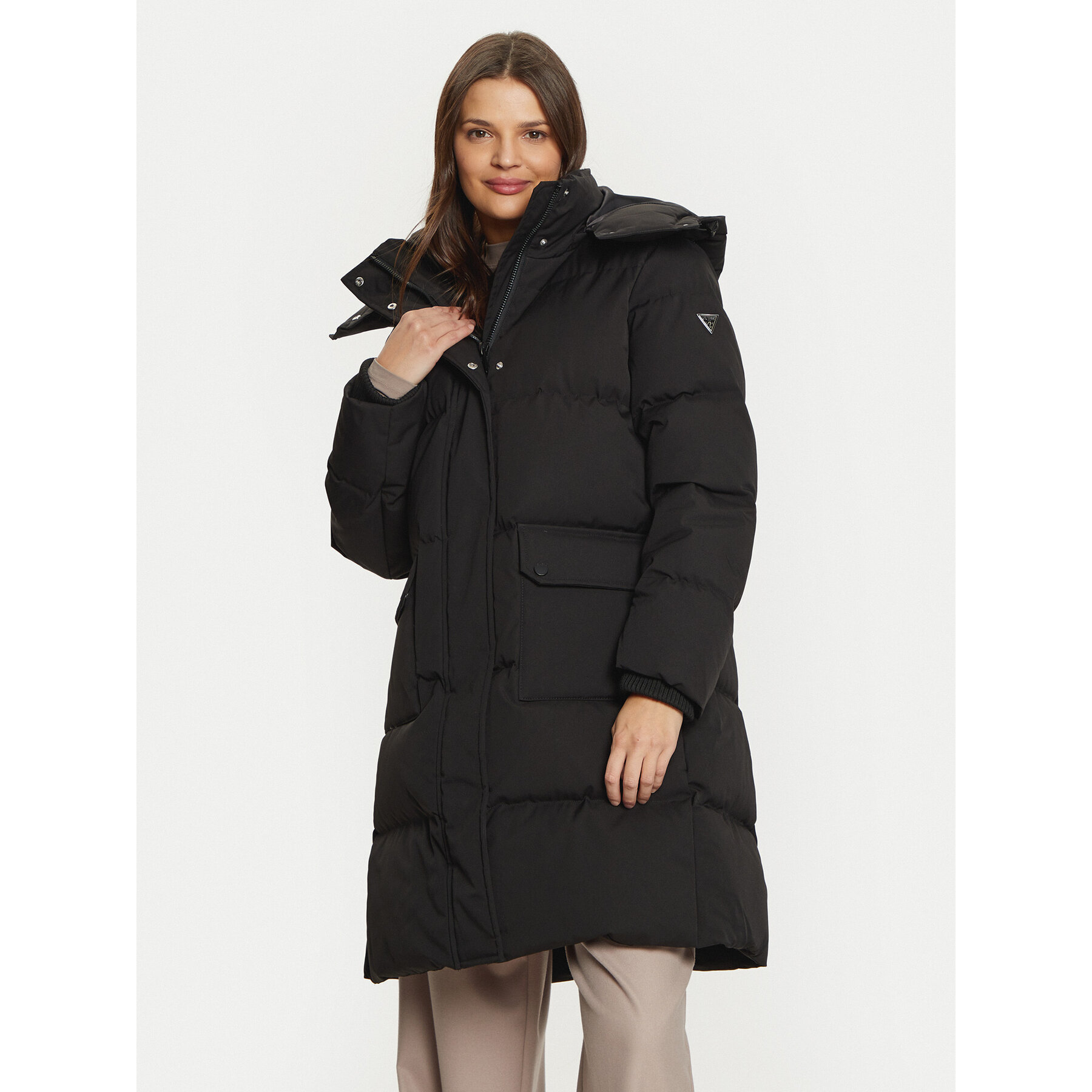 Guess Daunenjacke Belkisa W4BL0B WGJR2 Schwarz Regular Fit