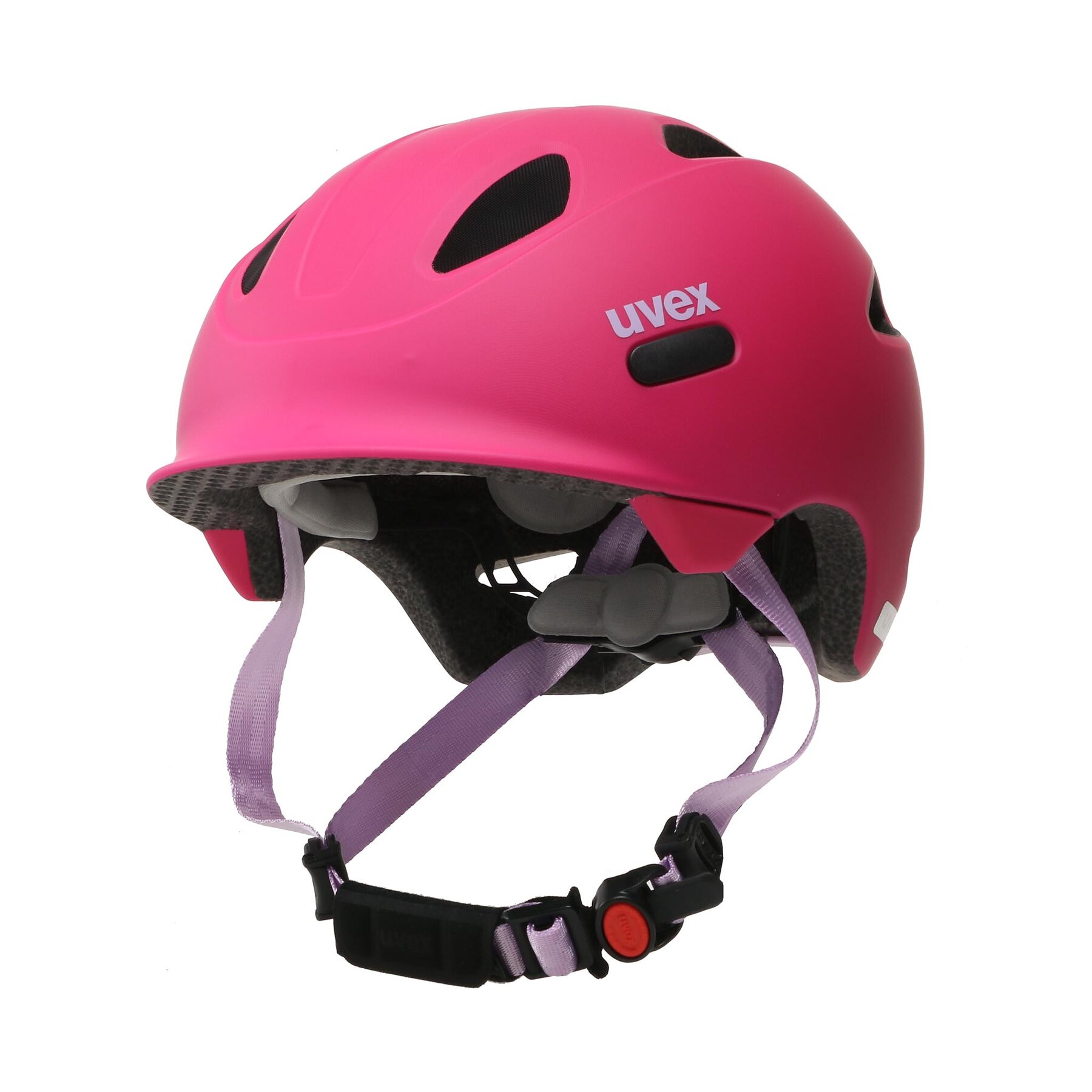Dziecięcy Kask rowerowy Uvex, Rozmiar 46.50 Różowy Oyo S4100490615