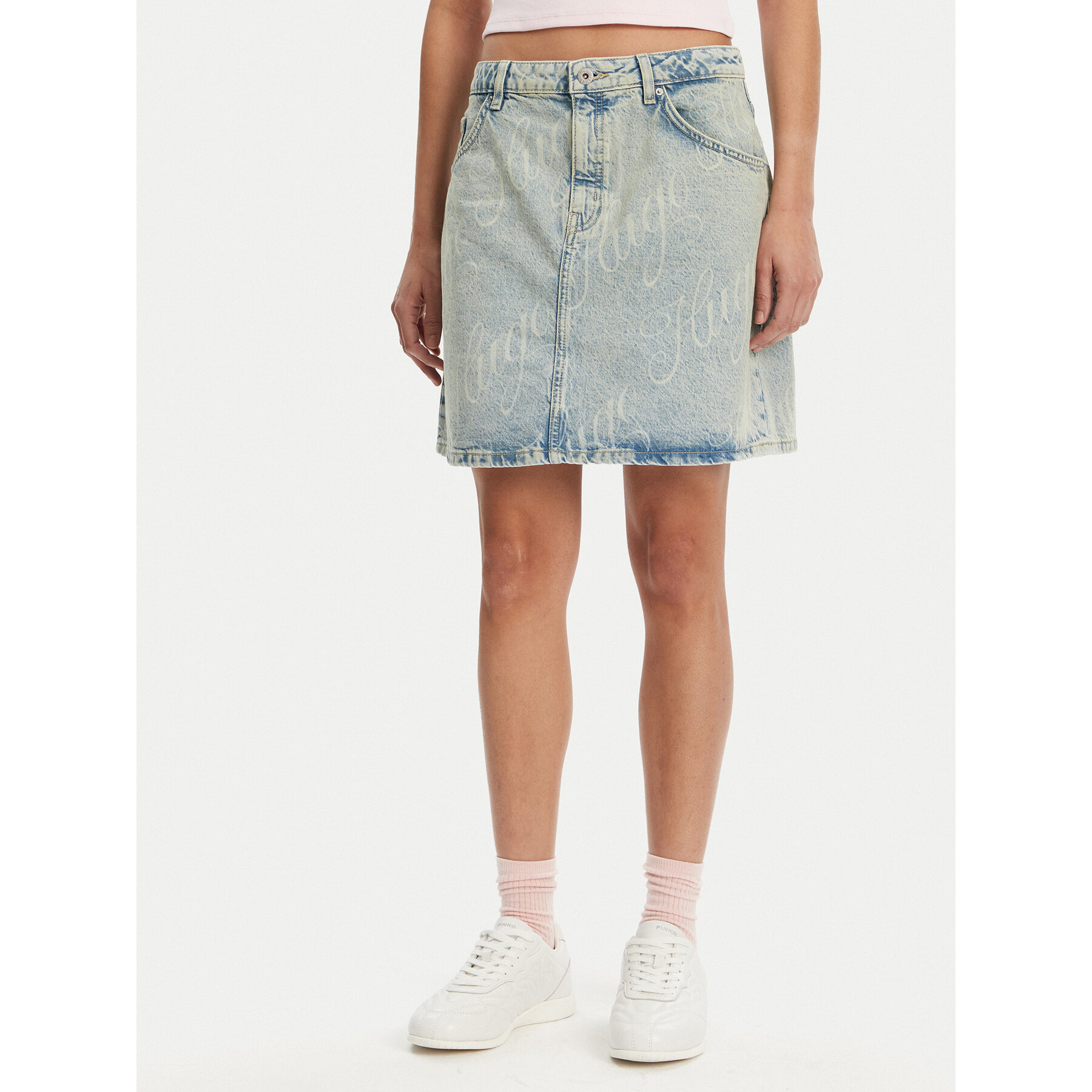 HUGO Jeansrock Gami 50534755 Blau Regular Fit