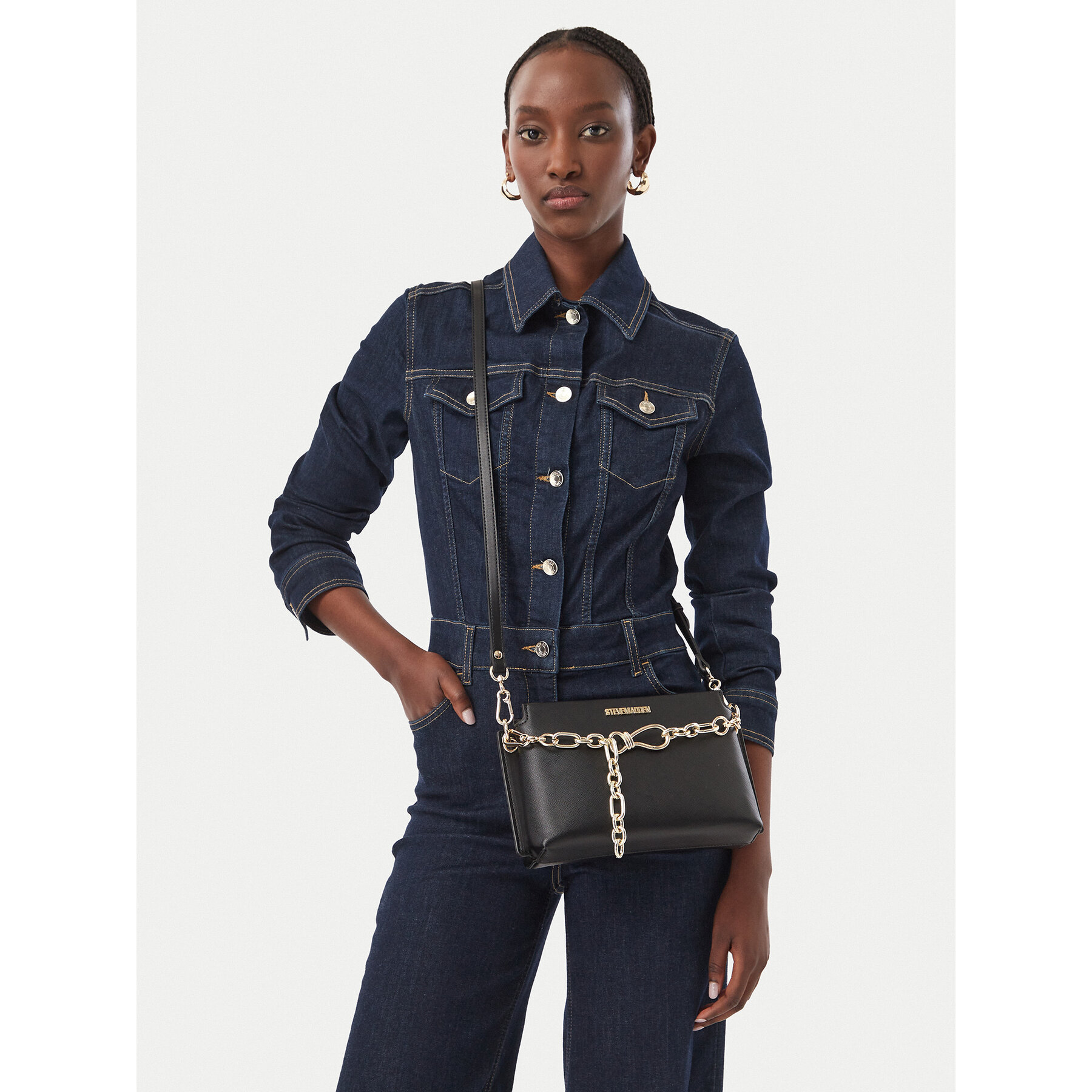 Geantă Steve Madden Bross 13002595 Negru