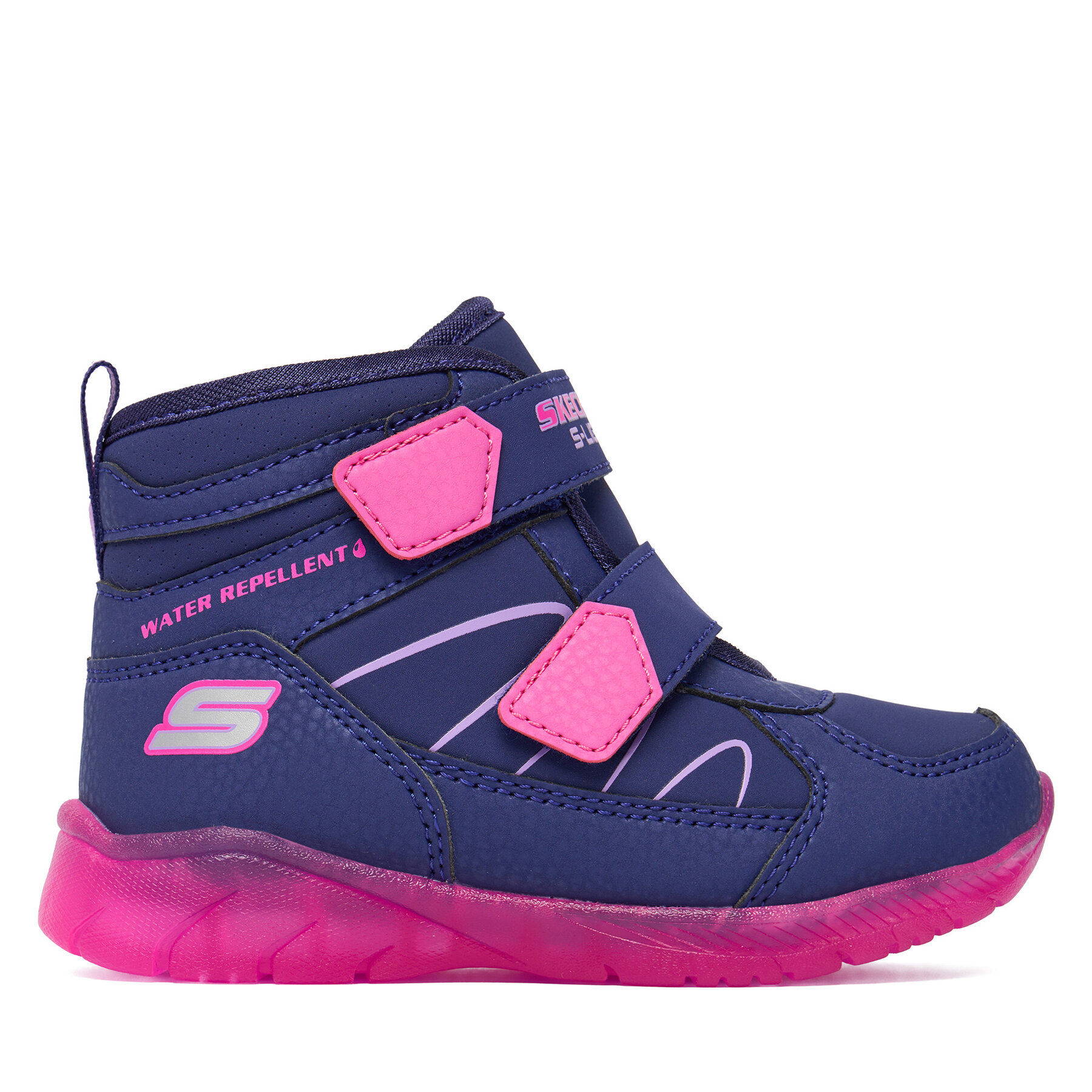 Škornji za sneg Skechers Illumi-Brights 319310N NVMT Mornarsko modra