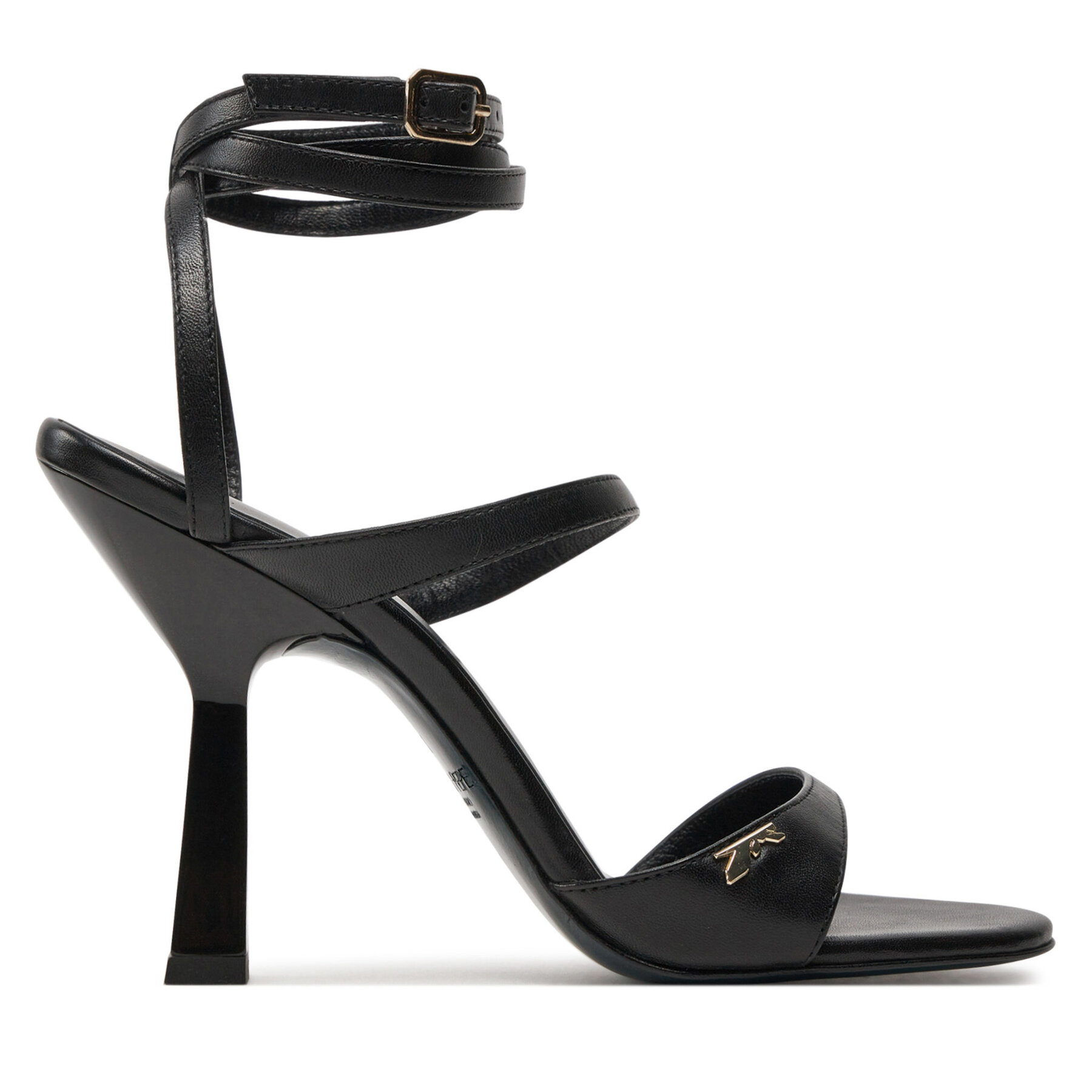Damen Sandalen Patrizia Pepe, Schuhgröße 37, Schwarz, 2X0082/L048-K103