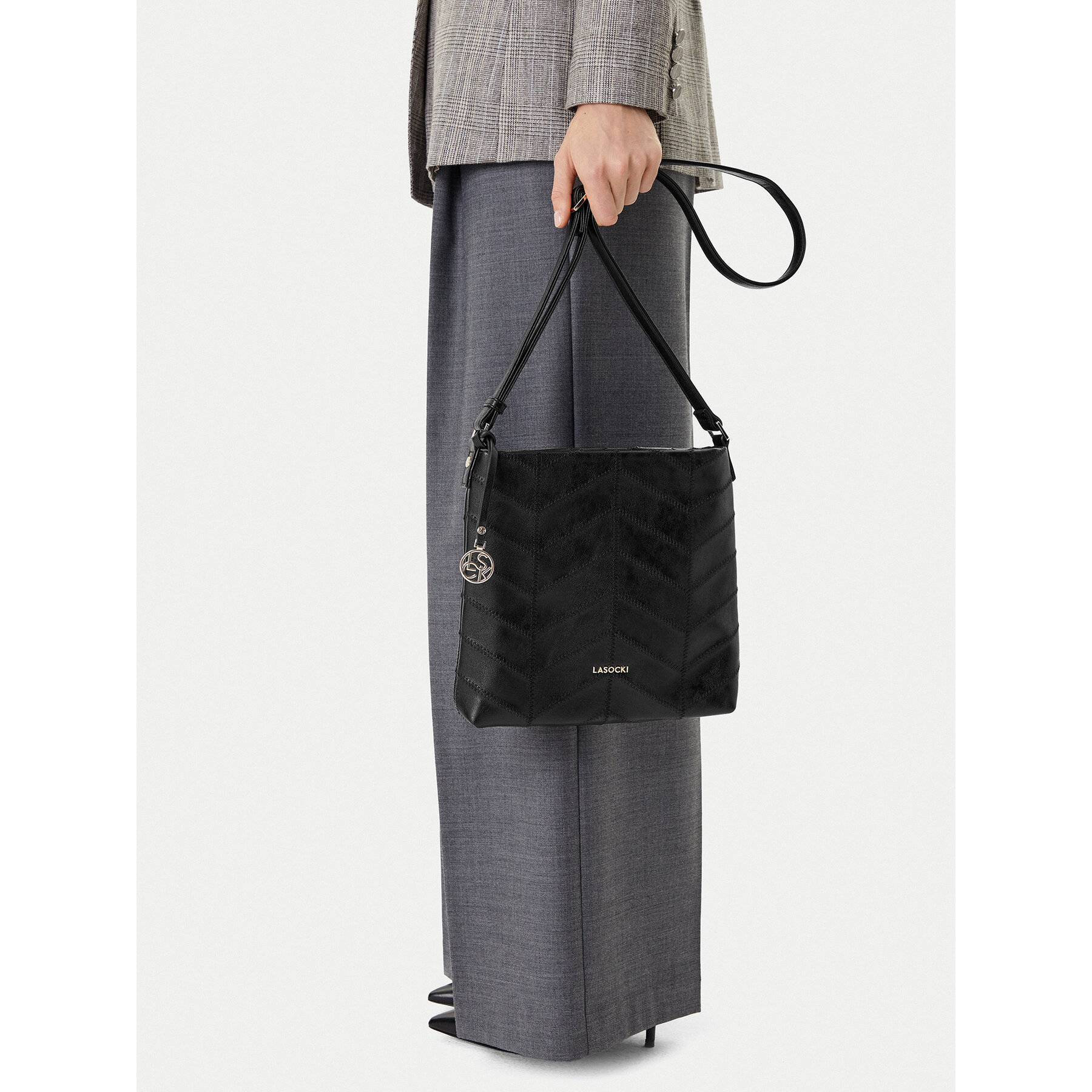 Τσάντα Lasocki C-LSK-K-019-06 Μαύρο
