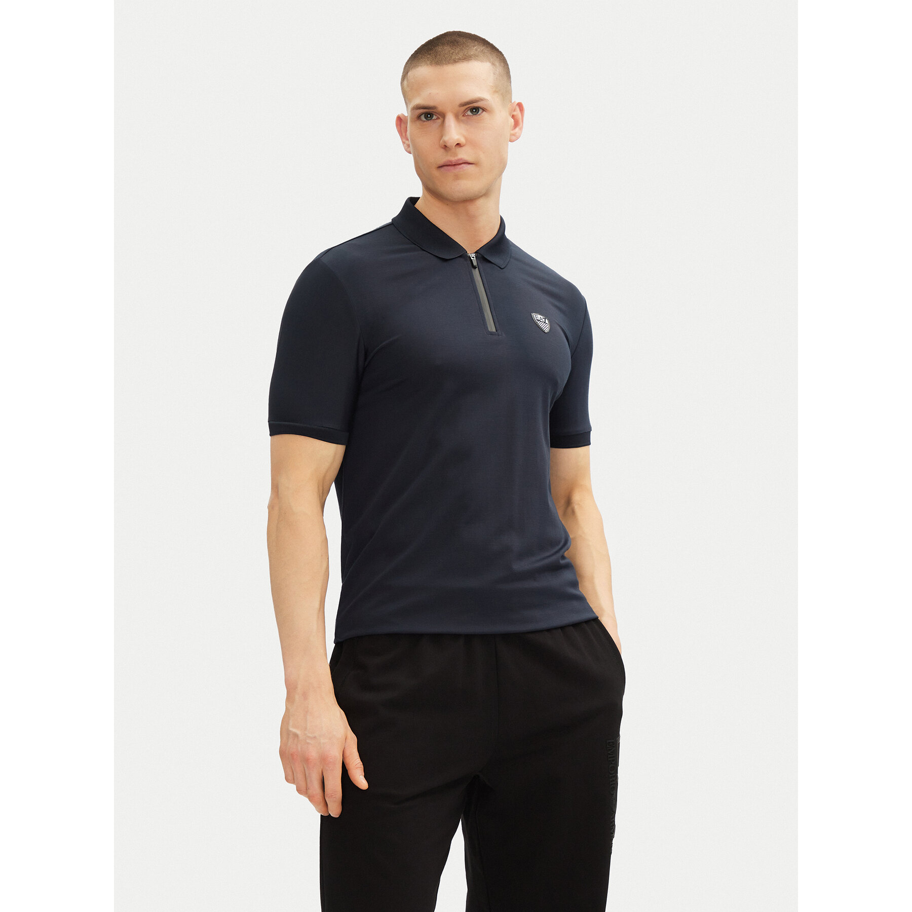 EA7 Emporio Armani Polo 8NPF13 PJRGZ 1562 Blu scuro Regular Fit
