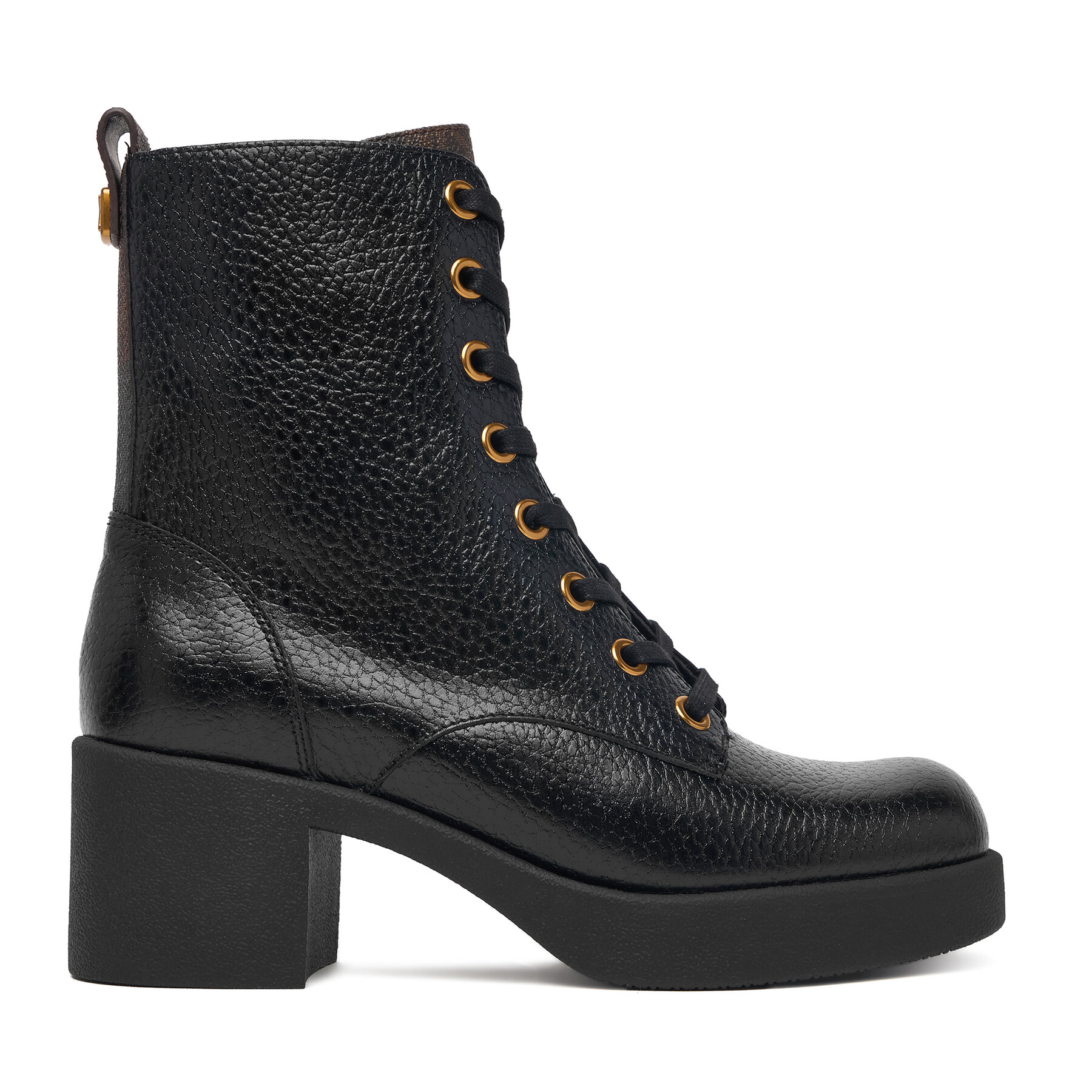 Šnurovacia obuv MICHAEL Michael Kors 40F6BYME6L Čierna