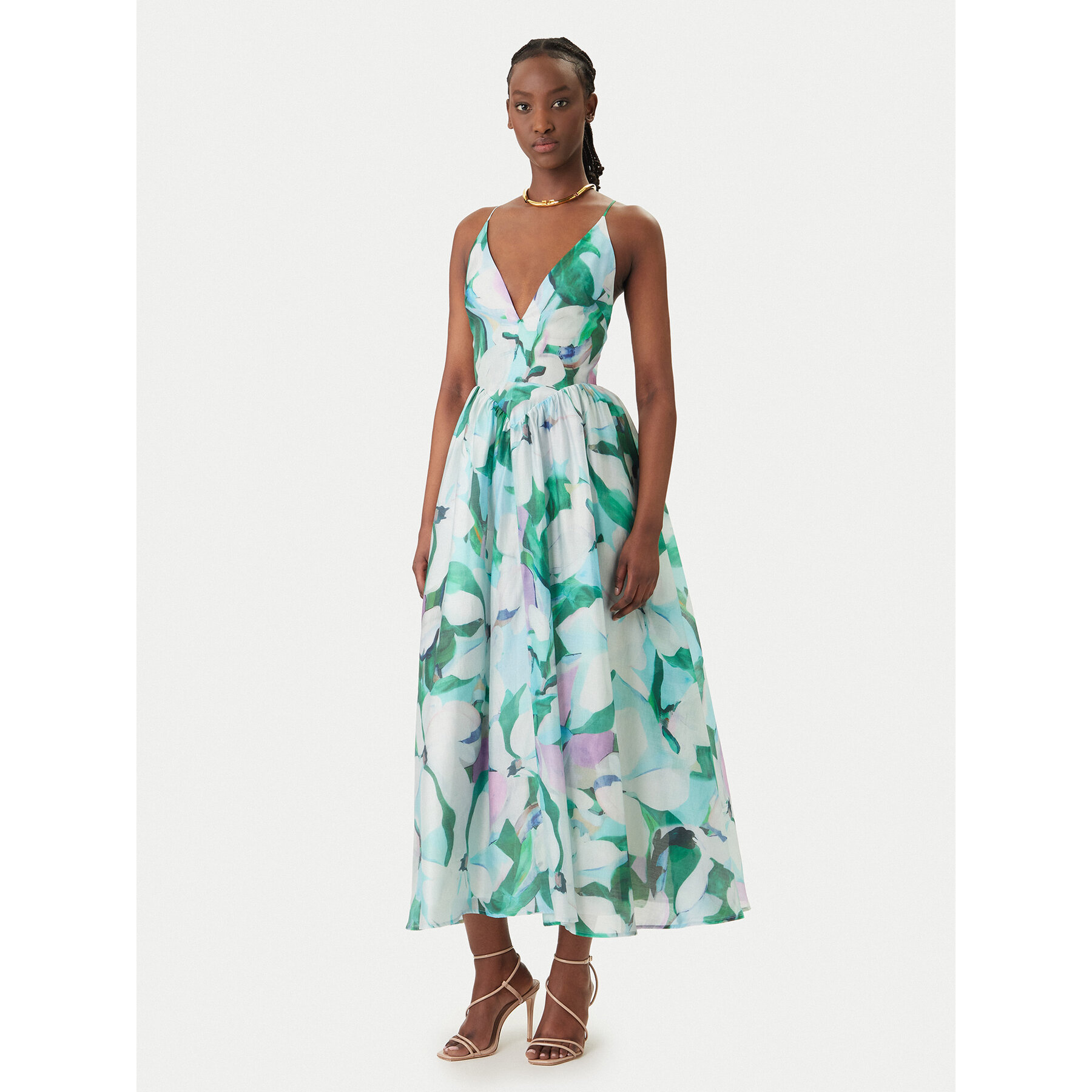 Bardot Coctailkleid Arletha Halter 59963DB1 Grün Regular Fit