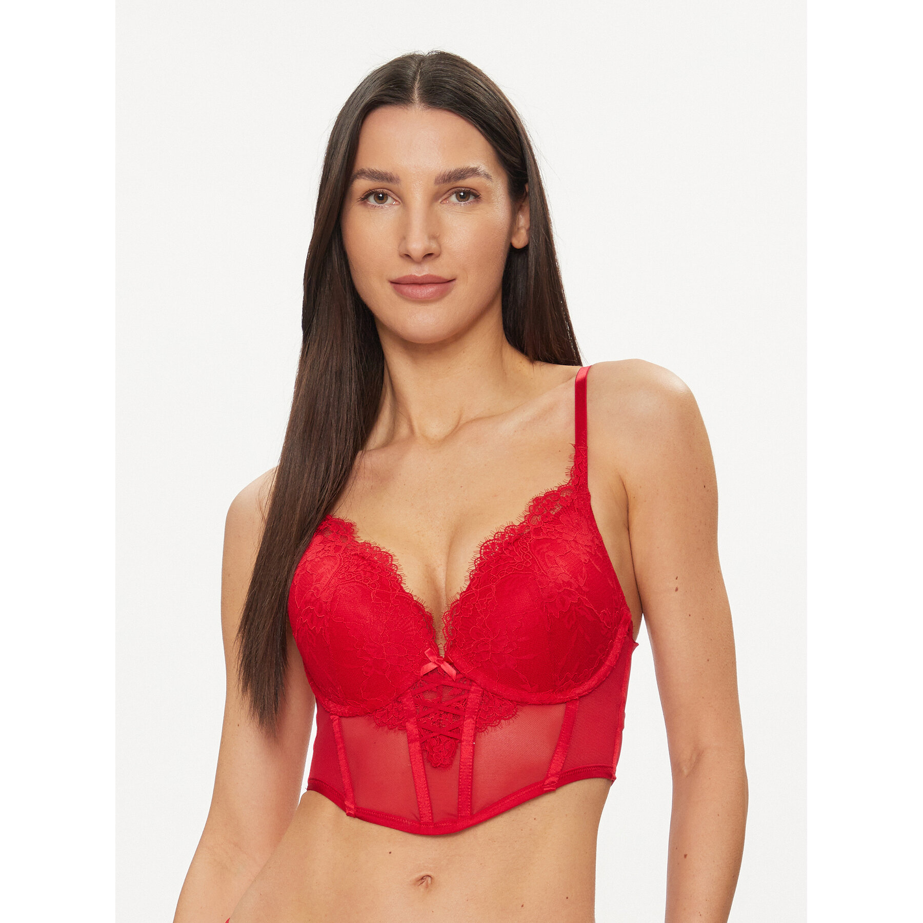 Hunkemöller Hunkemöller Σουτιέν Push-up Arabella 204593 Κόκκινο