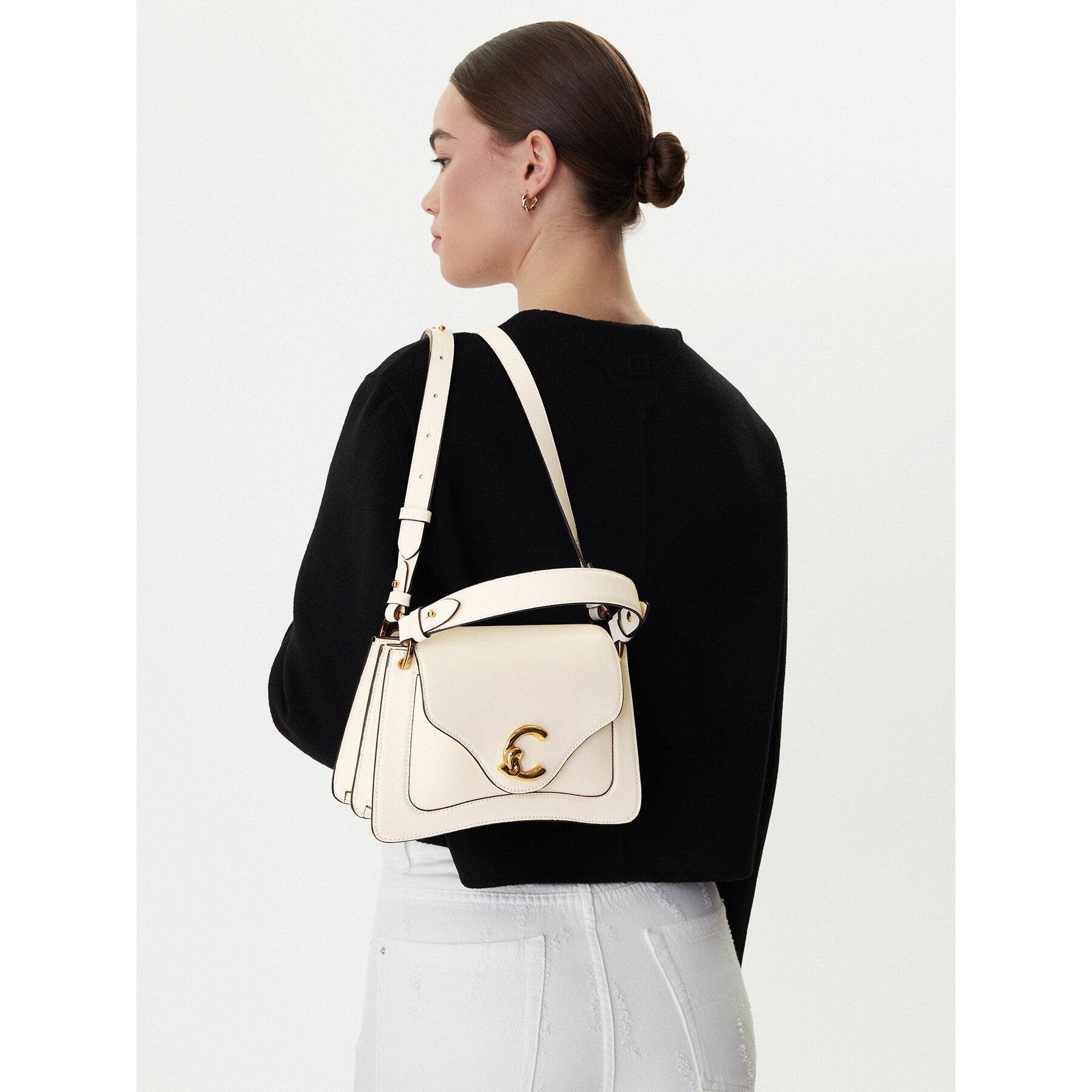 Geantă Coccinelle SSK Coccinelle C-ME E1 SSK 18 02 01 Écru