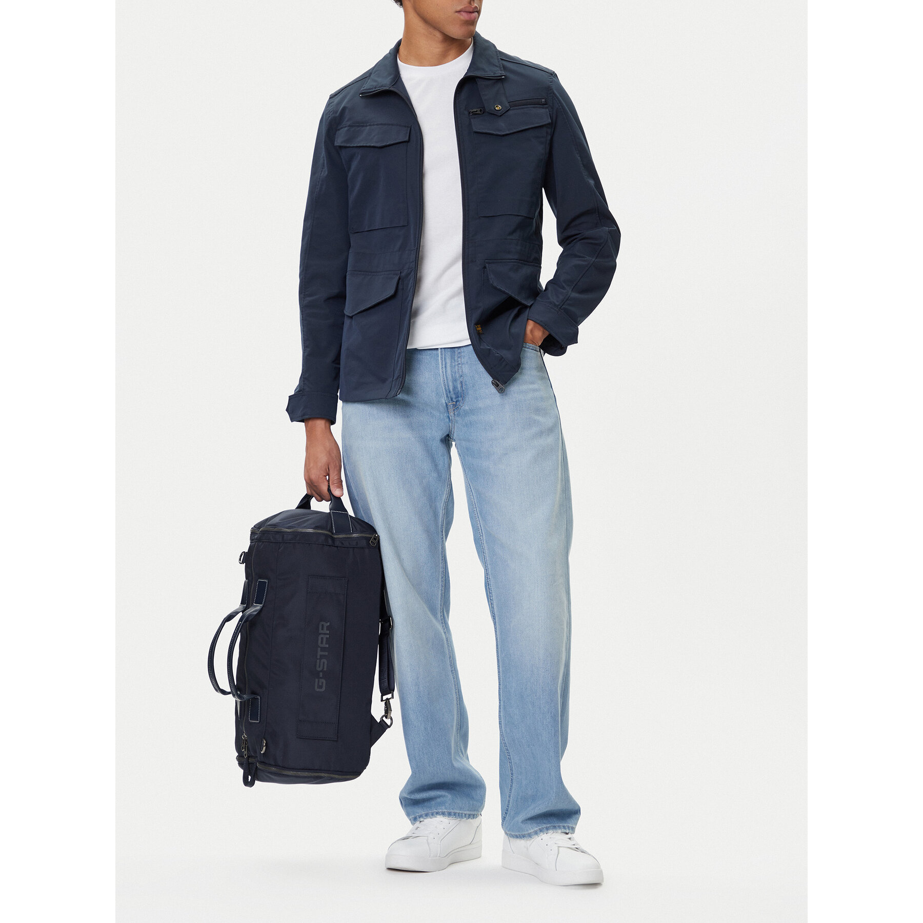 Potovalna torba G-Star Raw CEO-LEO-LX20038J Mornarsko modra