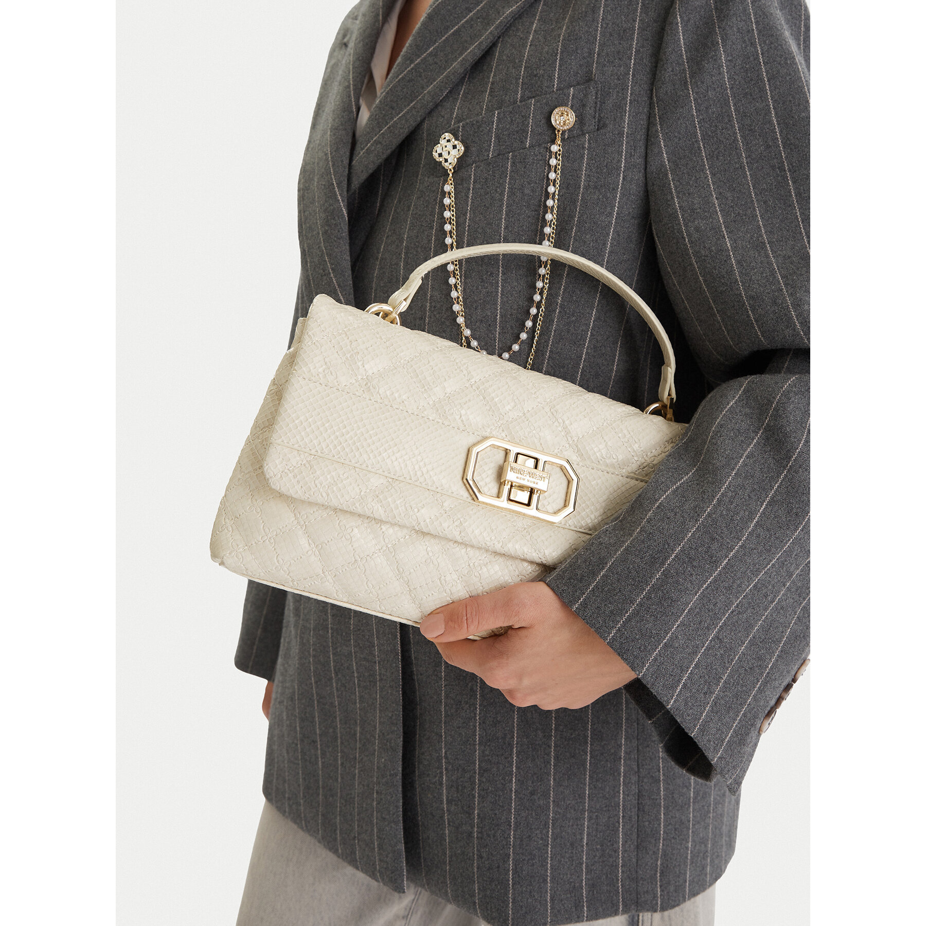 Geantă Nine West EO-Jorra-LDA8453 Écru