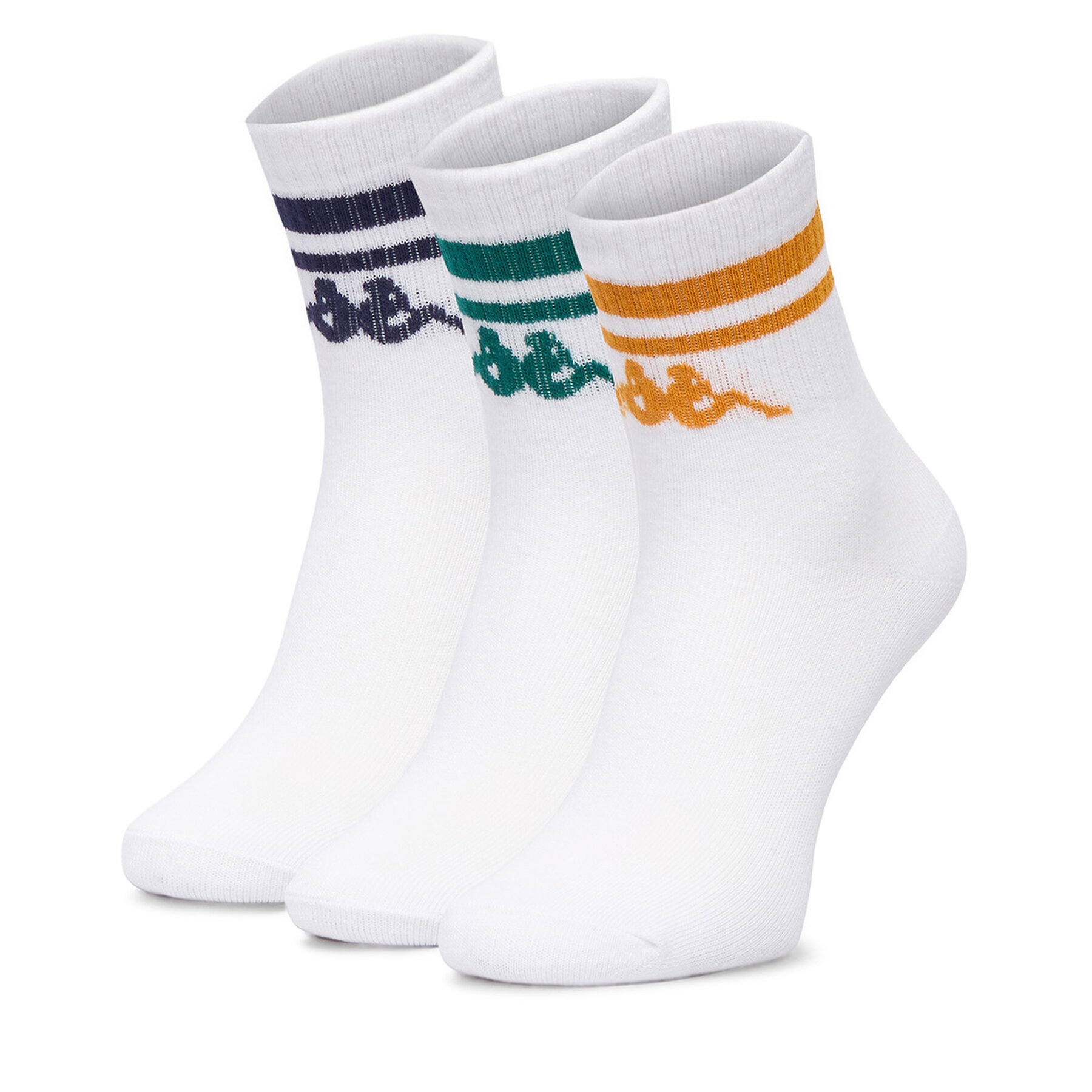 Șosete lungi Kappa CEO_KR_KAPPA_DZ005_W_AW25 Alb