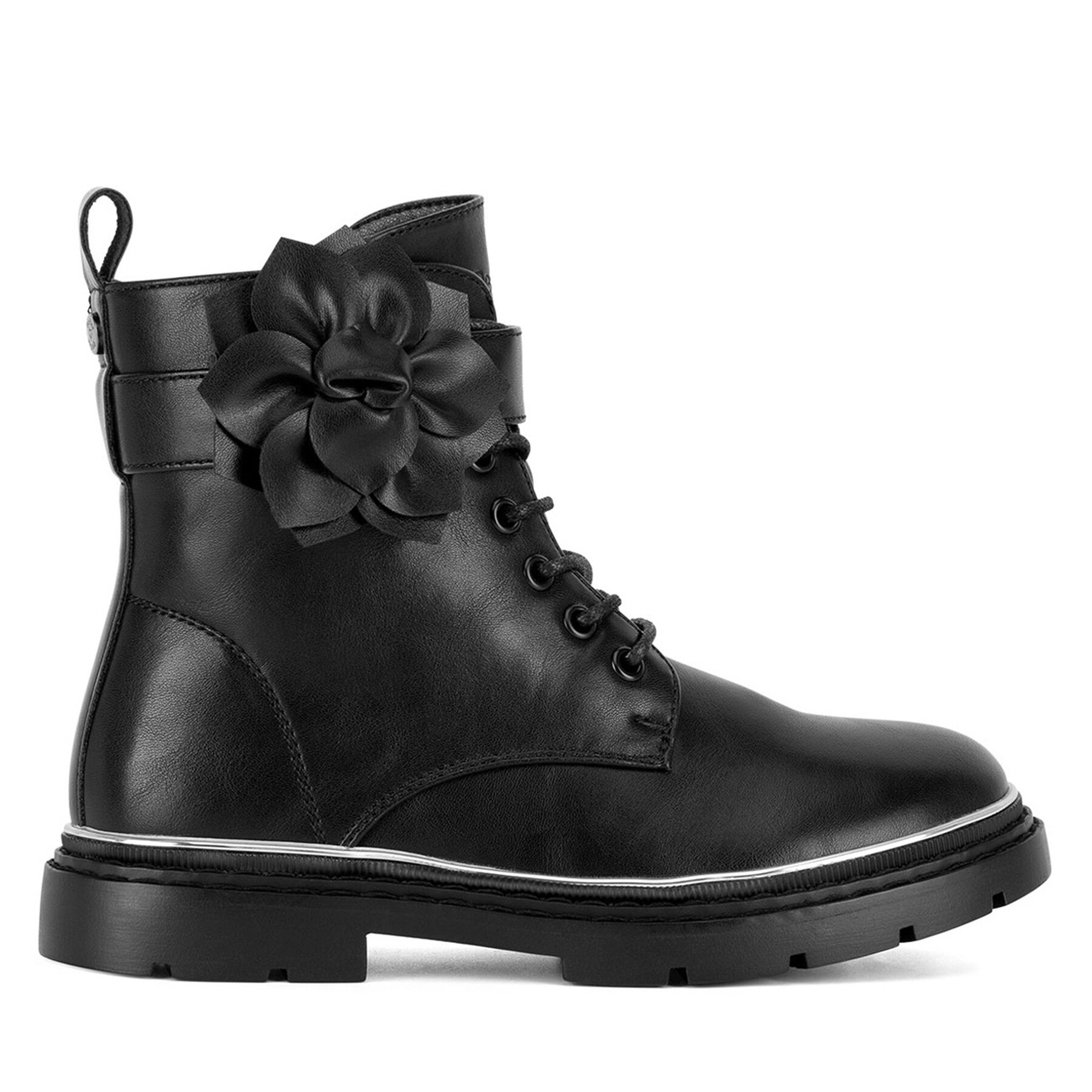 Šnurovacia obuv DeeZee CS6510-05 Čierna
