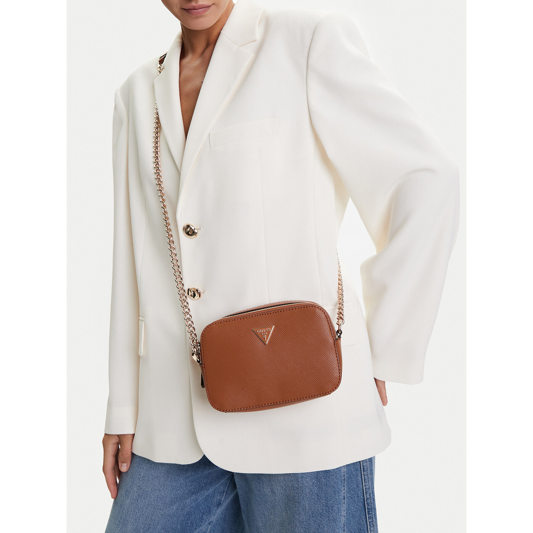 Дамска чанта Guess Noelle II HWZG96 72140 Кафяв