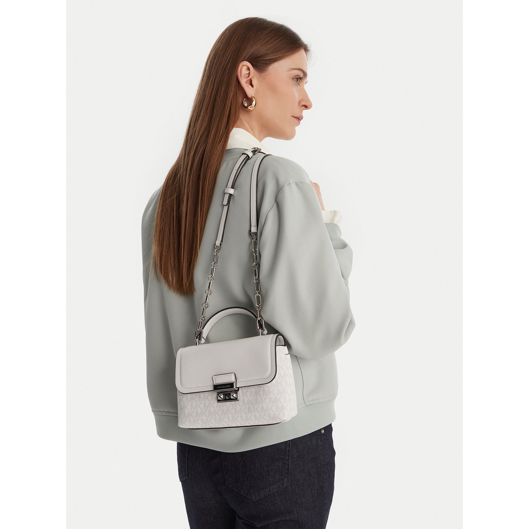 Torbica MICHAEL Michael Kors 32R6S2RC0B Bijela