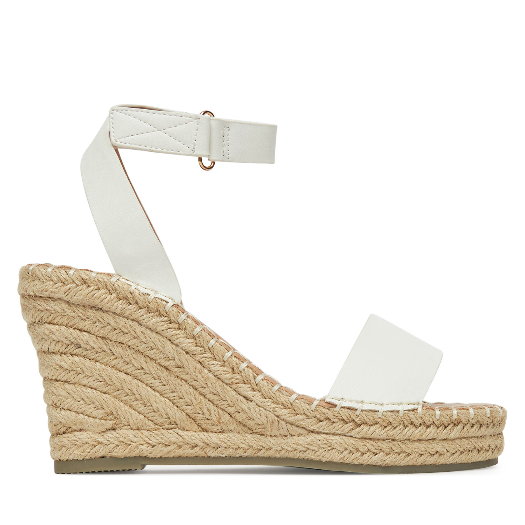 Damskie DeeZee Espadryle, Rozmiar 38 Biały JSZ2022-06