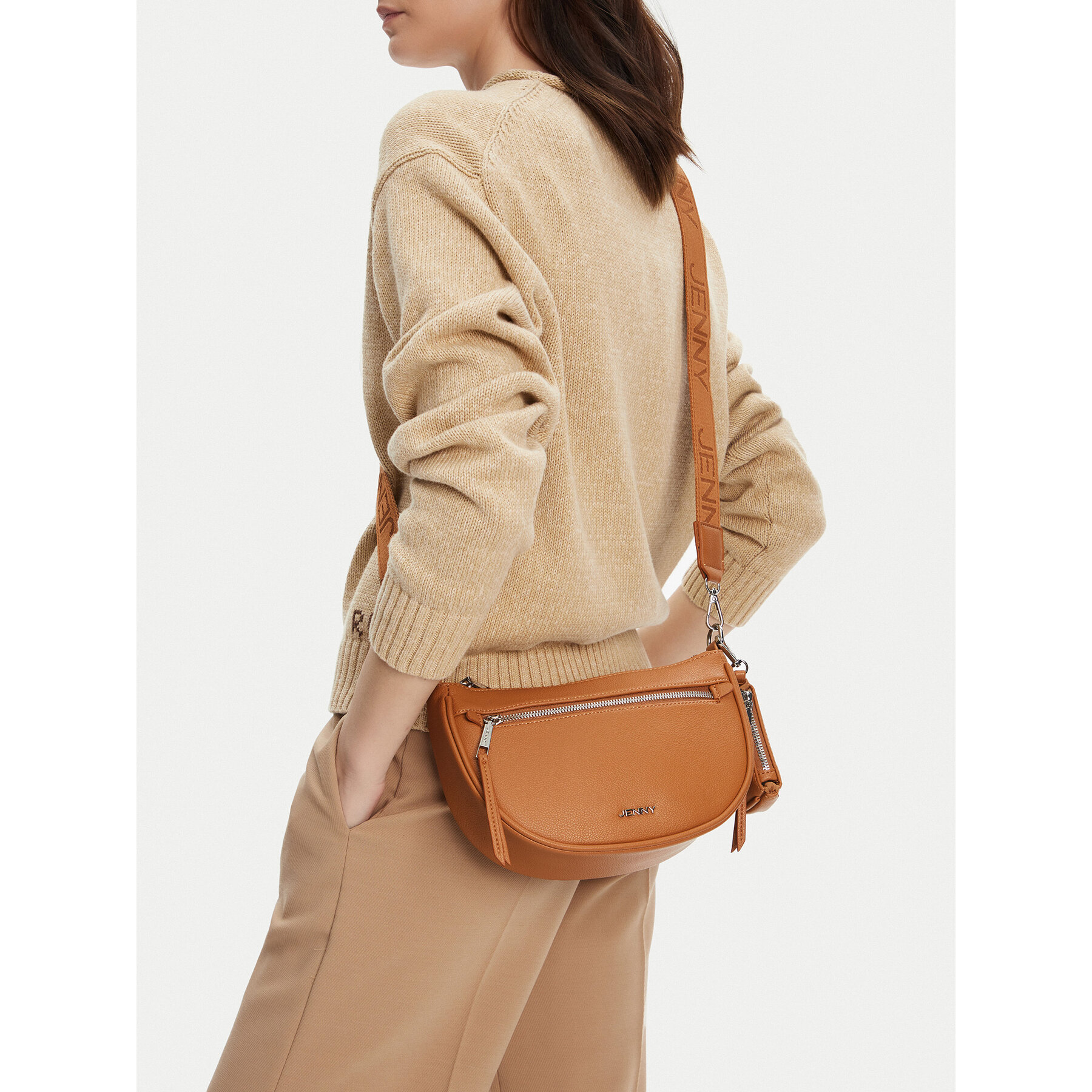 Дамска чанта JENNY C-JNY-M-002-08 Кафяв