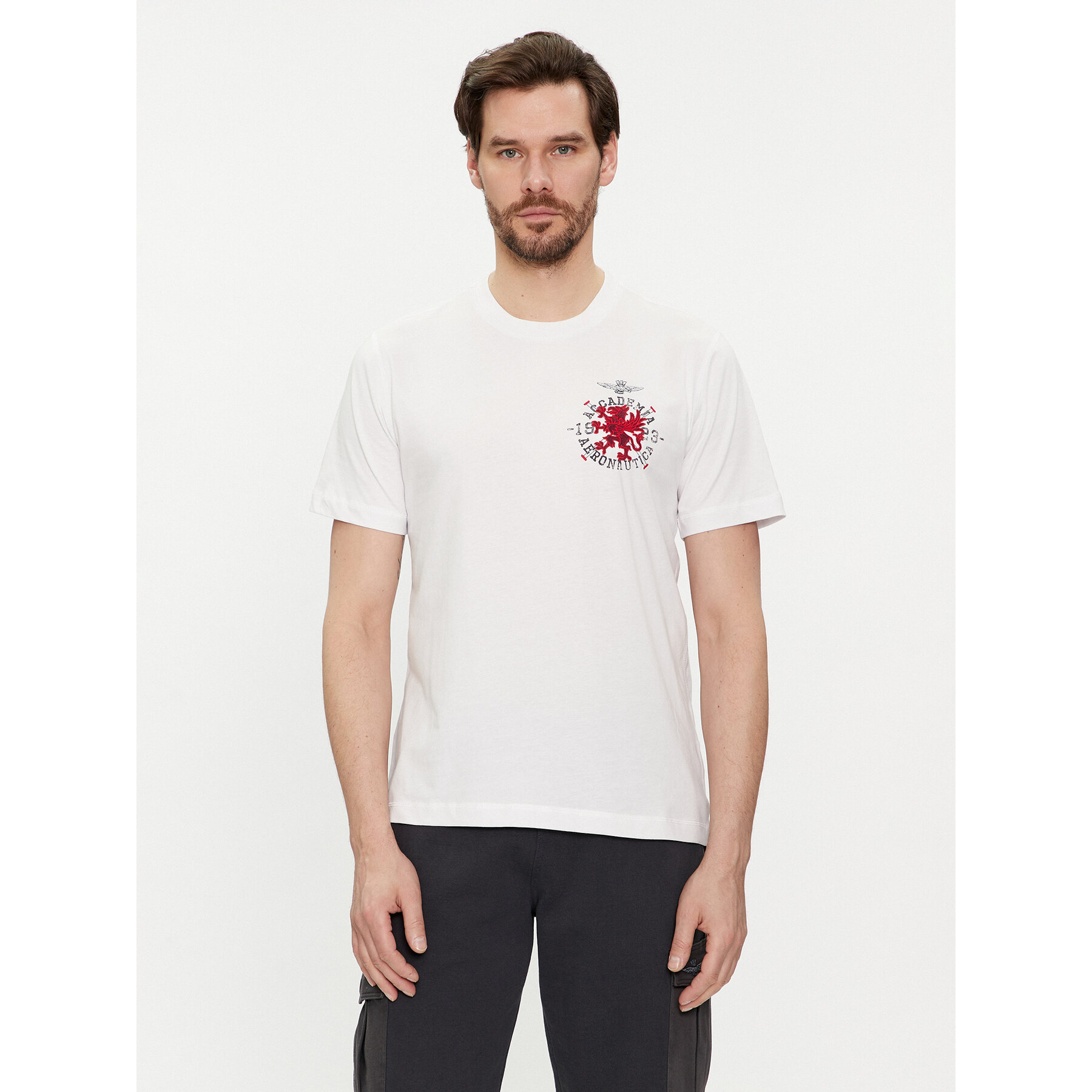 Aeronautica Militare Aeronautica Militare T-Shirt 241TS2201J629 Λευκό Regular Fit