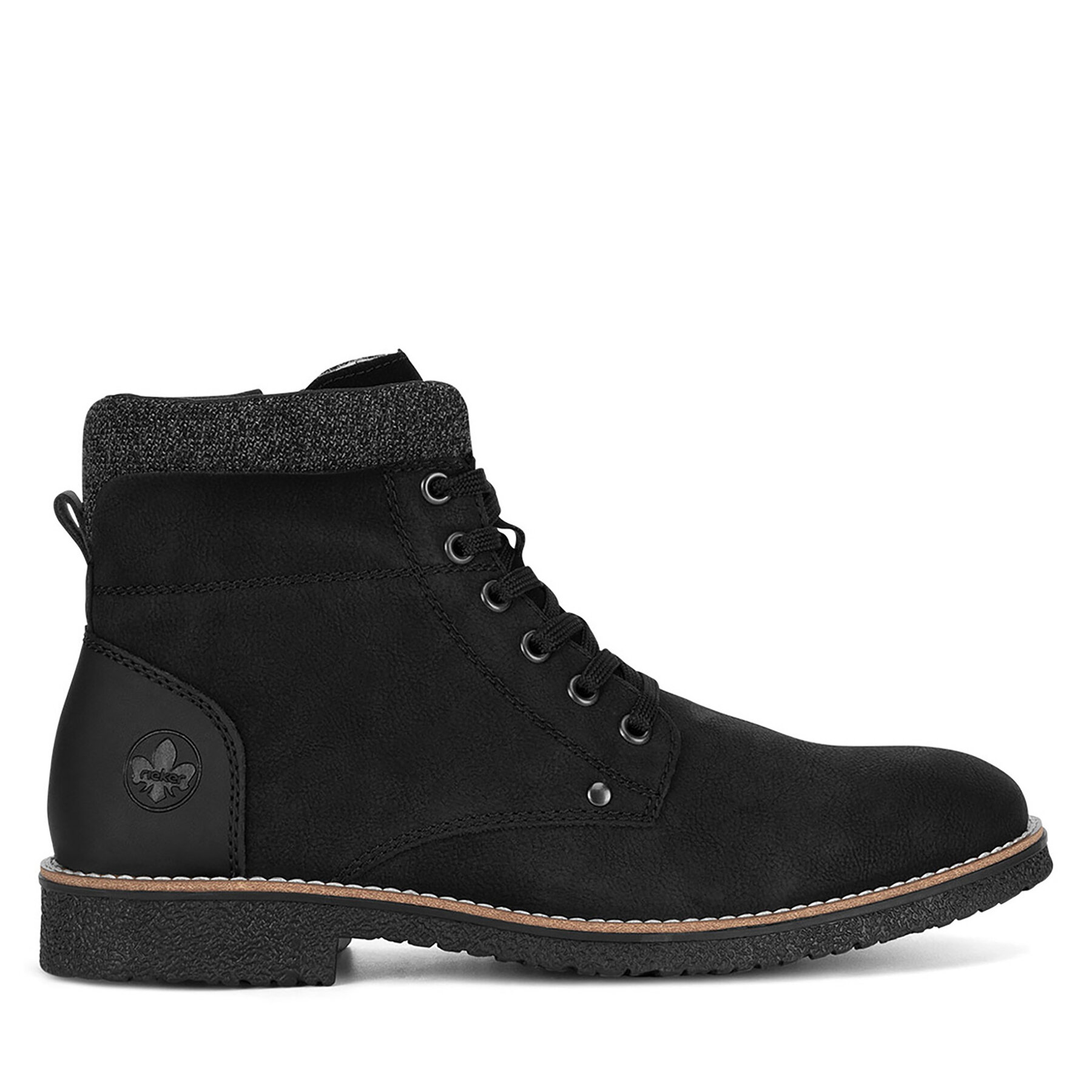 Bakancs Rieker 33640-01 Fekete