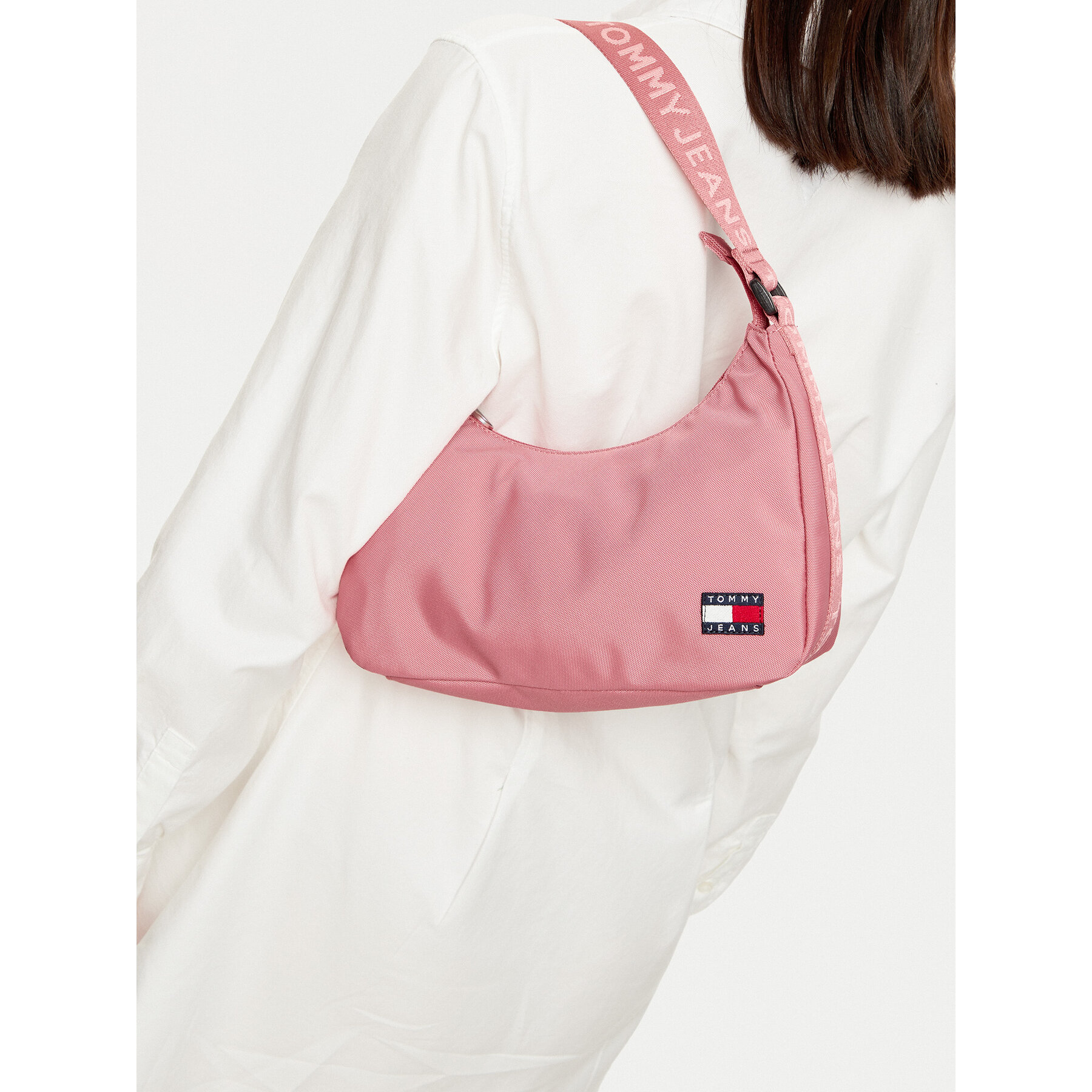 Táska Tommy Jeans AW0AW16958 Rózsaszín