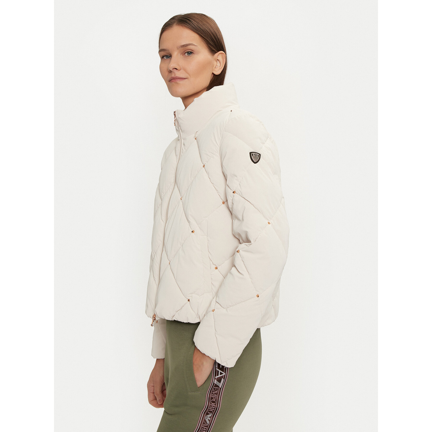 EA7 Emporio Armani Winterjacke 6DTB14 TNDMZ 1120 Beige Regular Fit