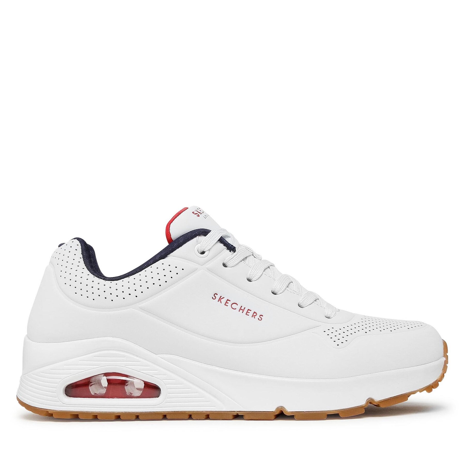 Sneakersy Skechers Uno Stand On Air 52458/WNVR Bílá
