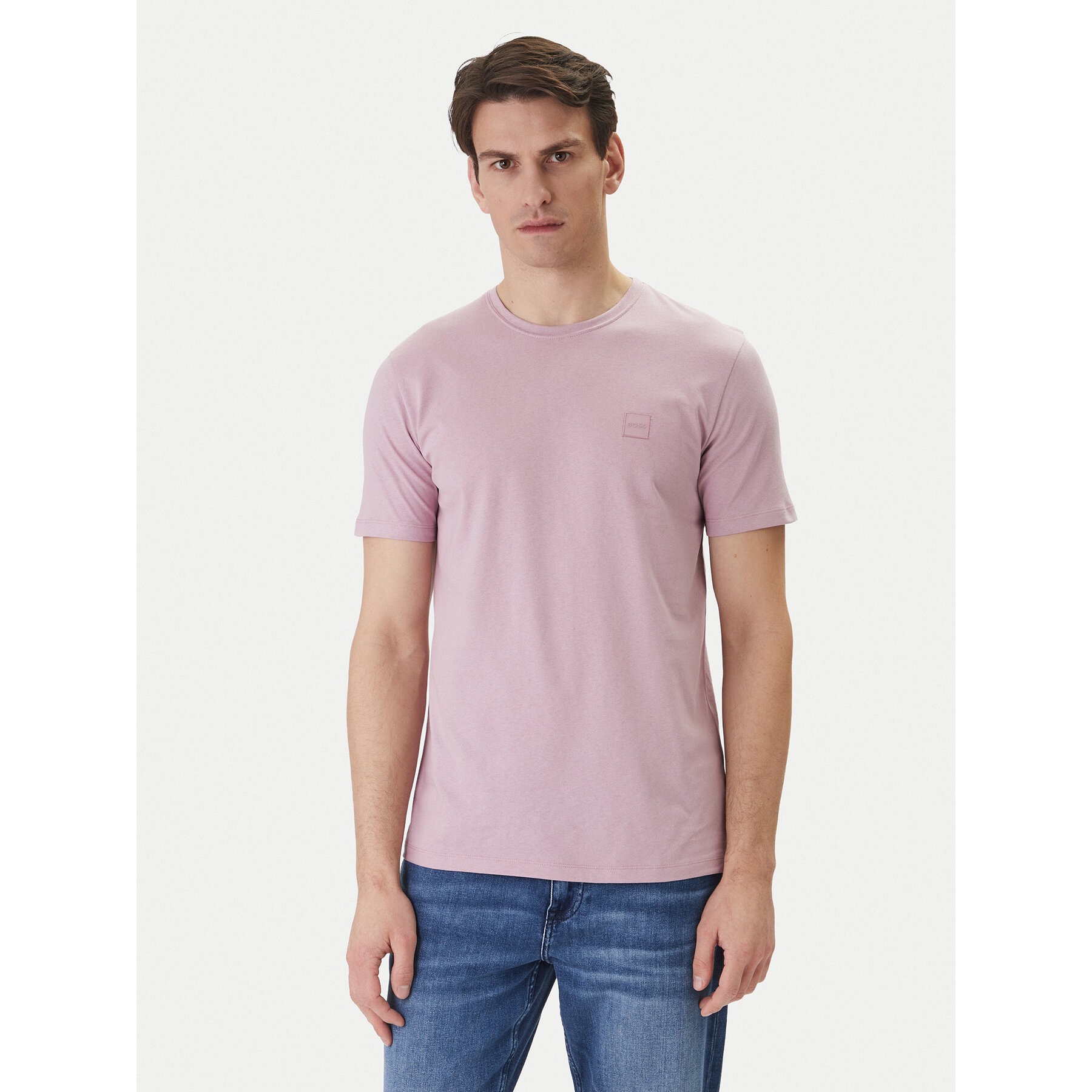 BOSS T-shirt Tales 50508584 Ljubičasta Regular Fit