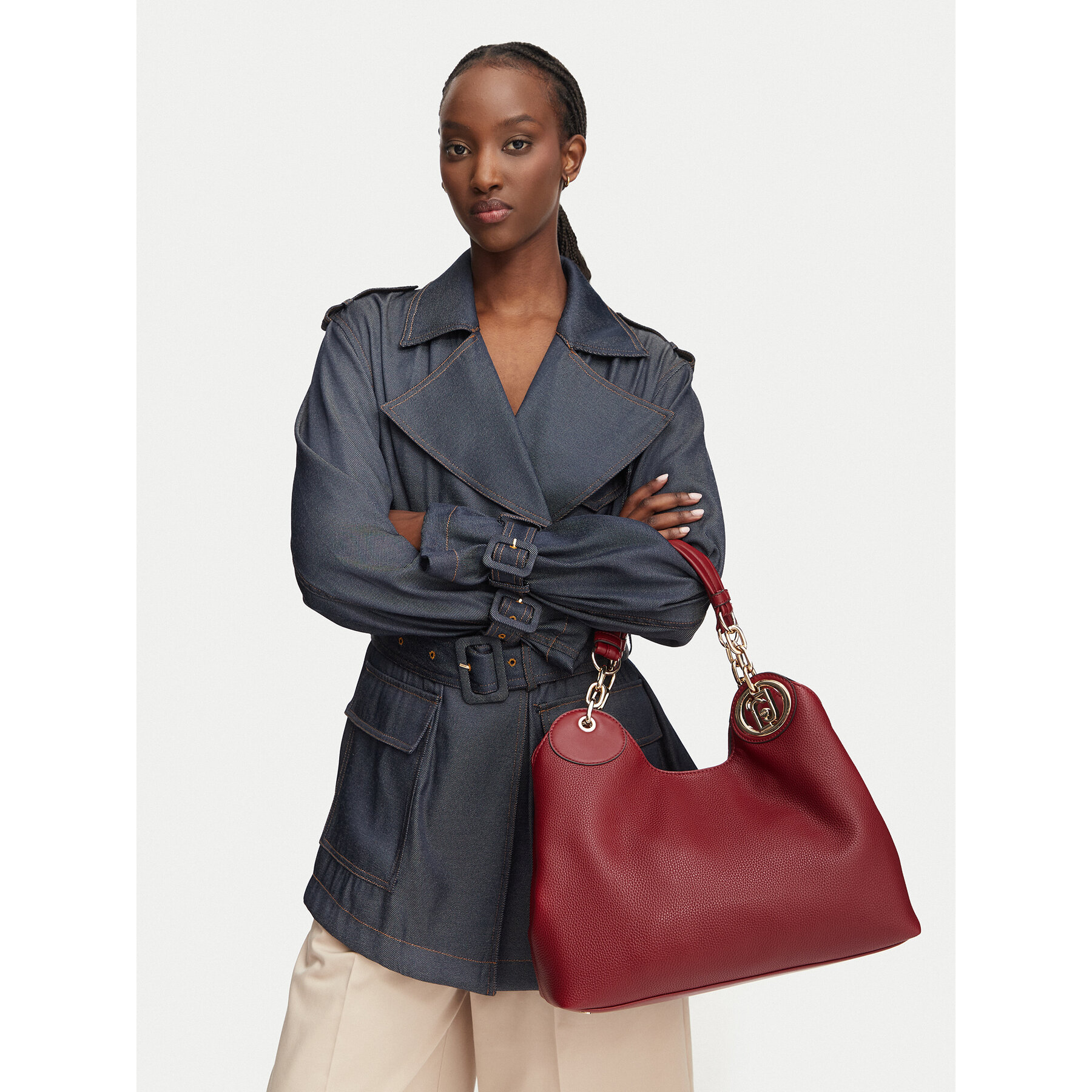 Handtasche Liu Jo AF6024 ES039 Dunkelrot