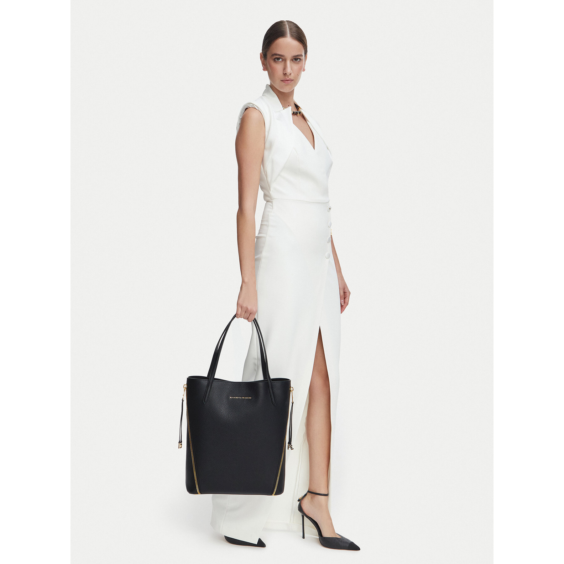 Rankinė Elisabetta Franchi BS-24A-66E2-V420 Juoda