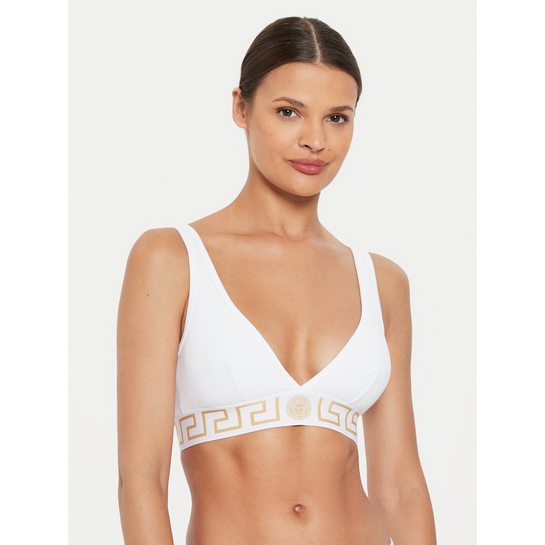 Versace Σουτιέν Bralette AUD01047 1A10011 Λευκό