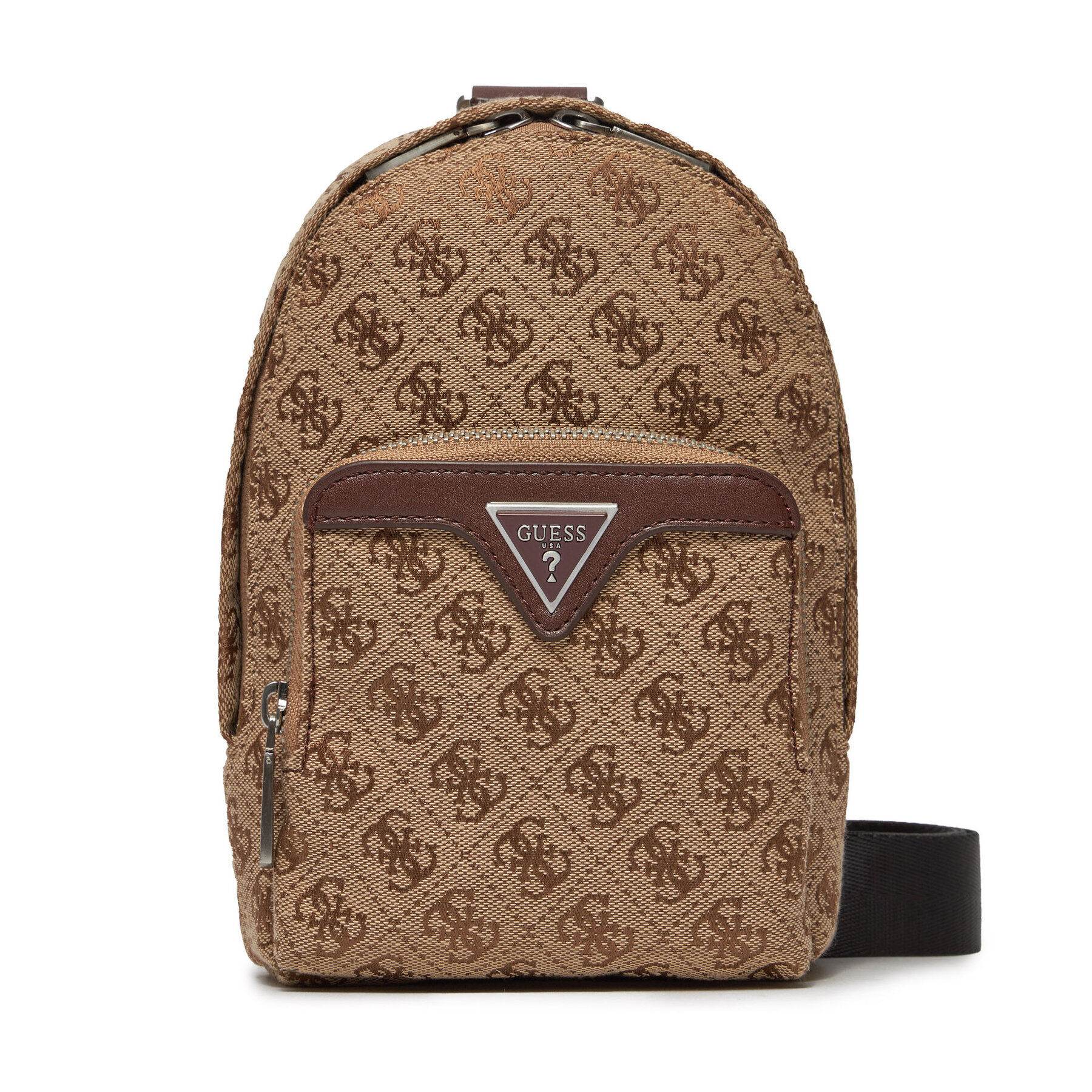  Hátizsák Guess Vezzola Jacquard Mini-Bags HMVZLJ P4168 Bézs akciós termékkép 1