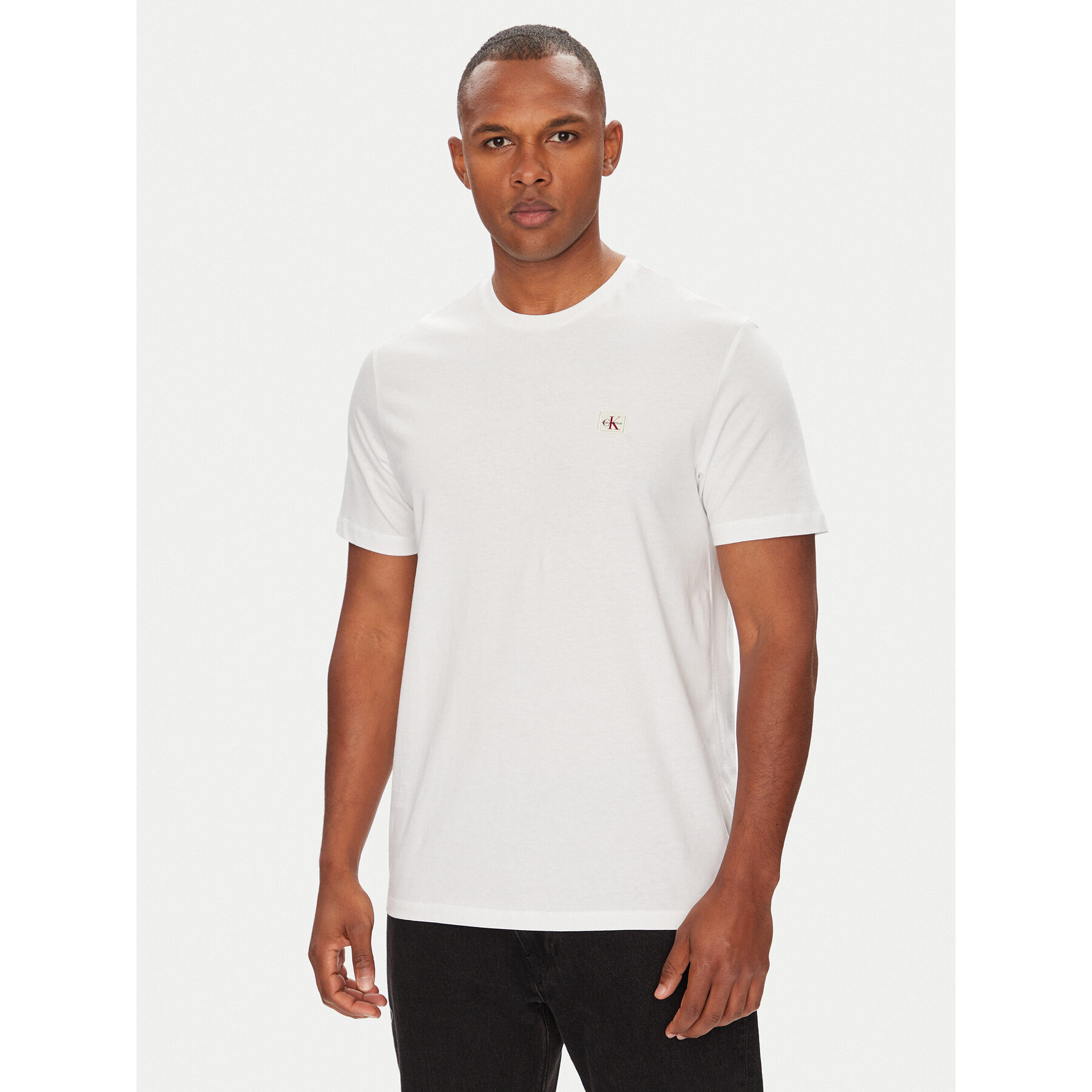 Calvin Klein Jeans T-Shirt LV04RC272G Λευκό Regular Fit