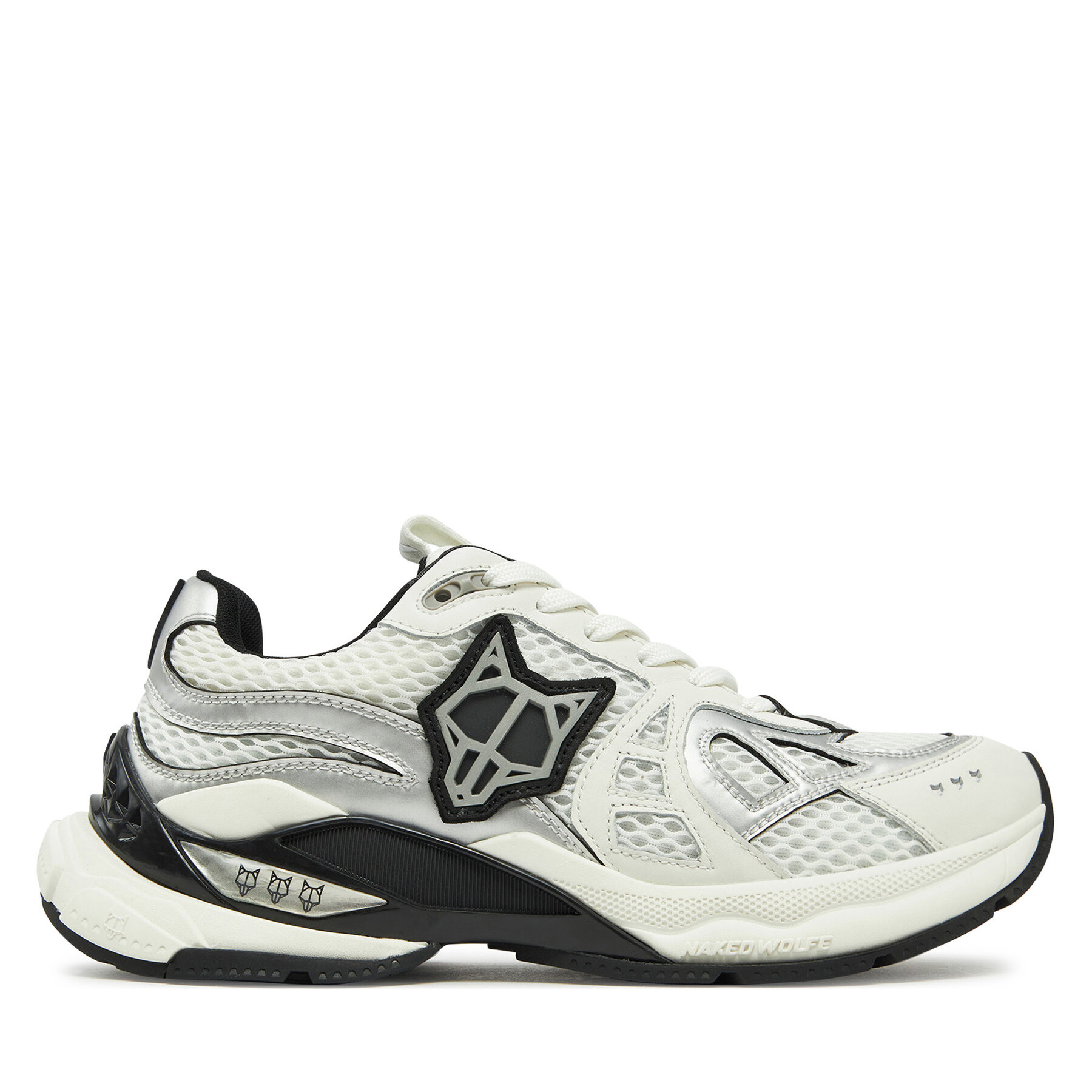 Sneakers Naked Wolfe Smash Alb