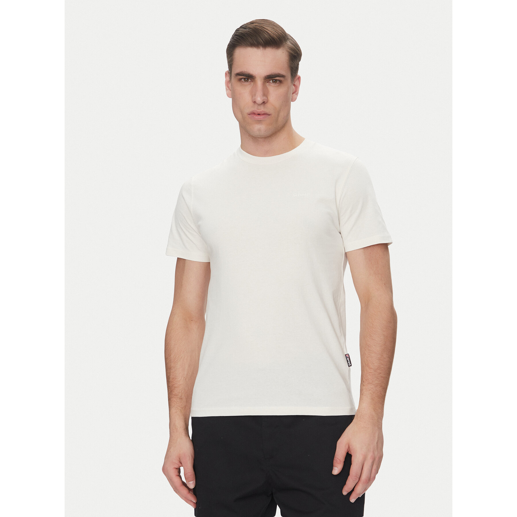 SCHOTT N.Y.C. SCHOTT N.Y.C. T-Shirt Tsstuarts Λευκό Standard Fit