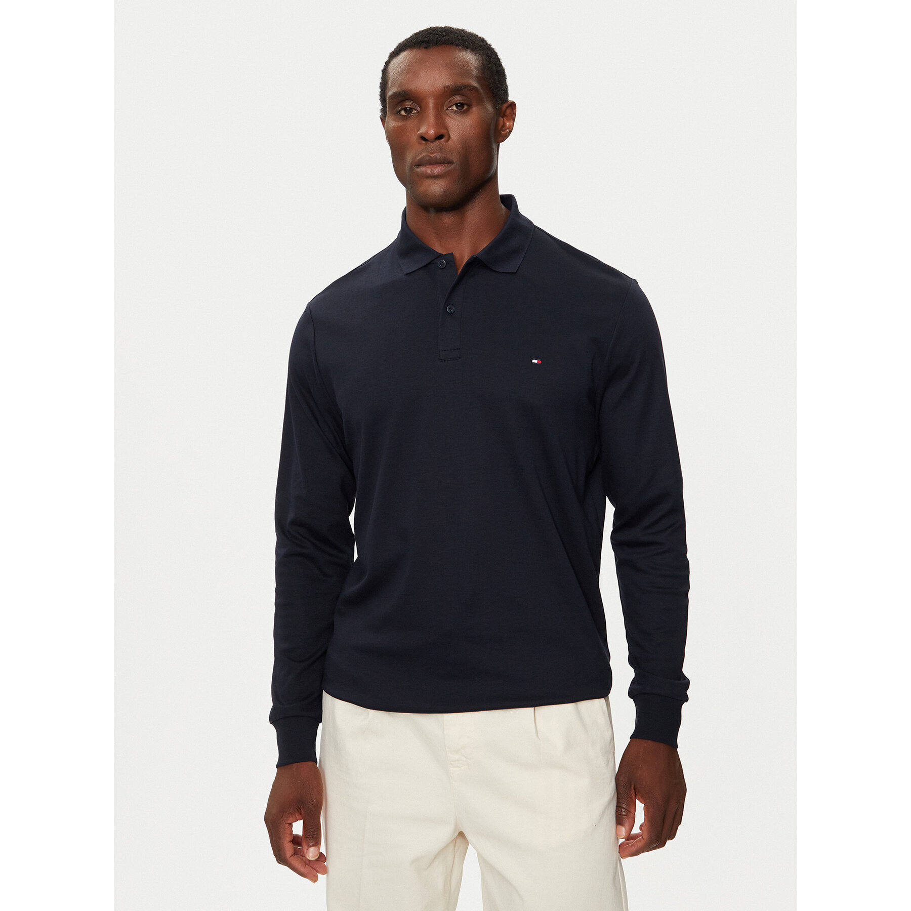 Tommy Hilfiger Polo majica MW0MW37317 Mornarsko modra Regular Fit