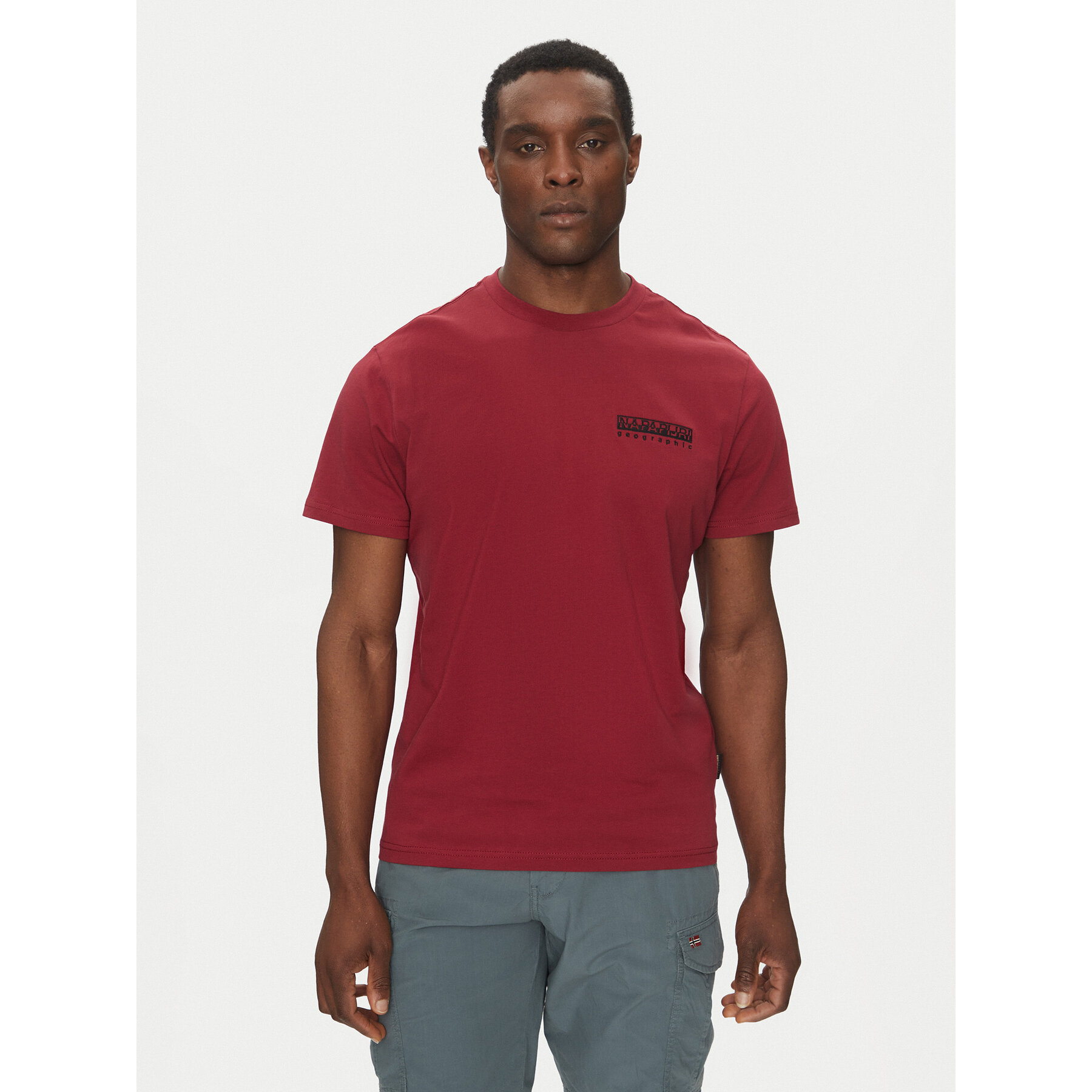 Napapijri T-Shirt S-Vignoni NP0A4ILX Κόκκινο Regular Fit