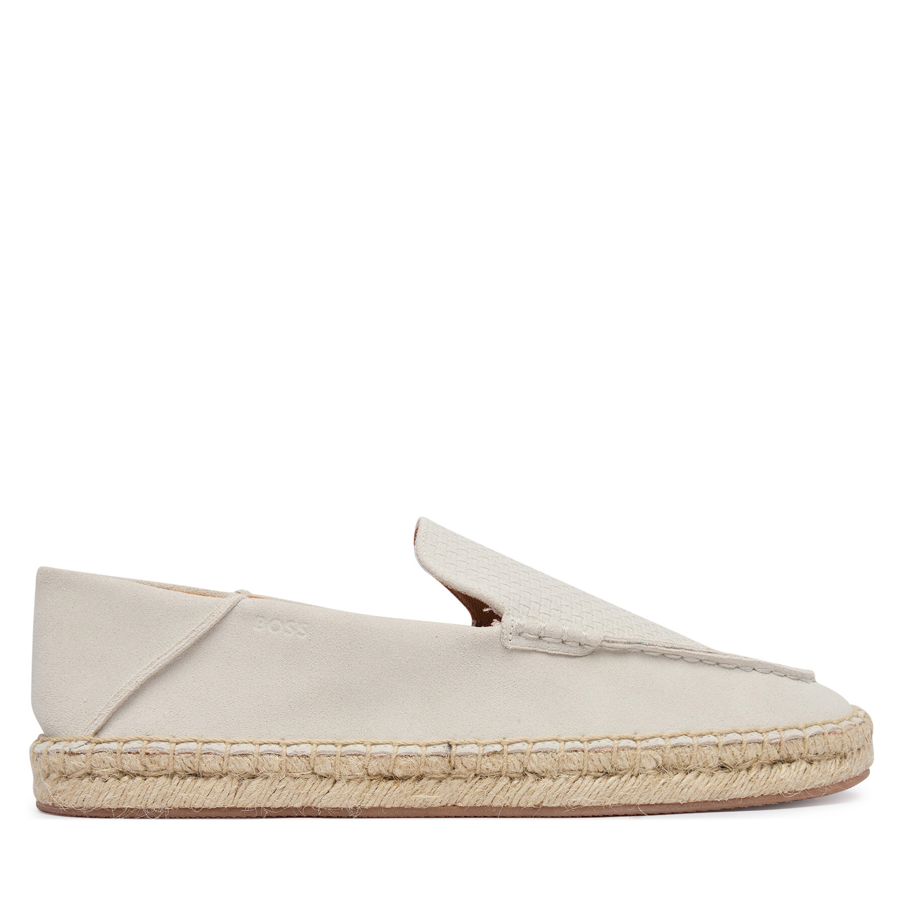 Espadrilky BOSS Madeira Mocc 50563149 Bílá