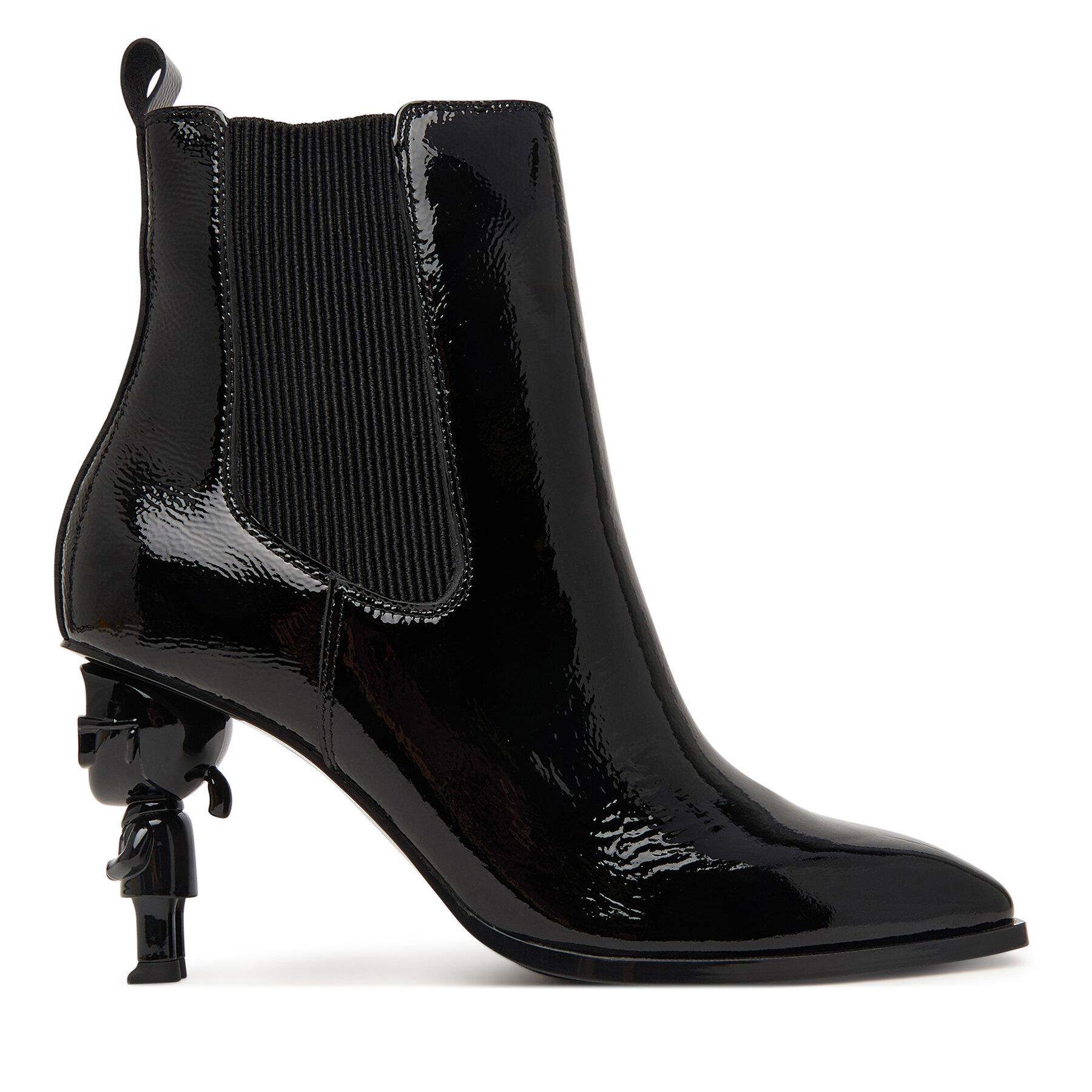 Čizme KARL LAGERFELD Nft Heel KL39146 Crna