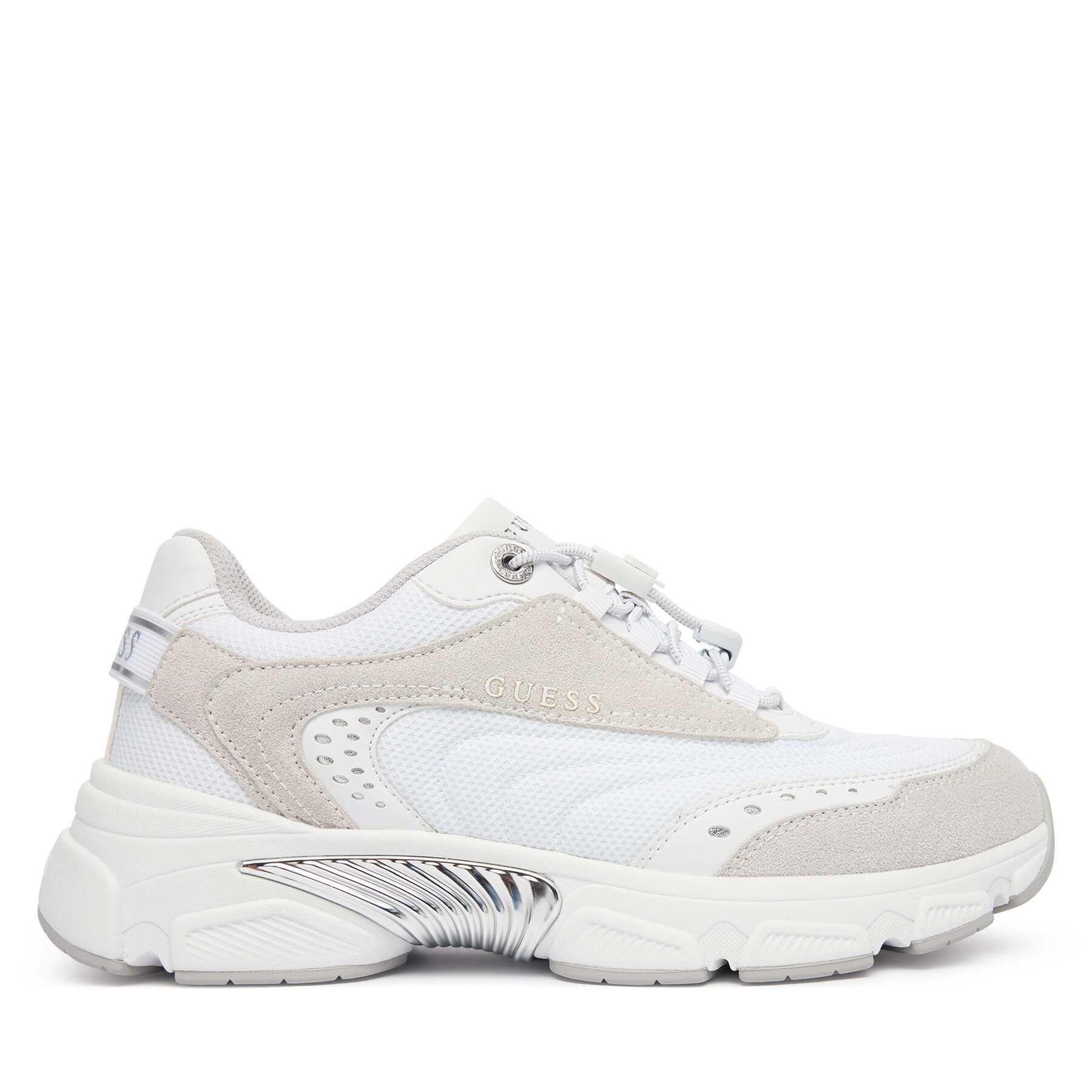 Damskie Guess Sneakersy, Rozmiar 37 Biały FLPIME FAB12