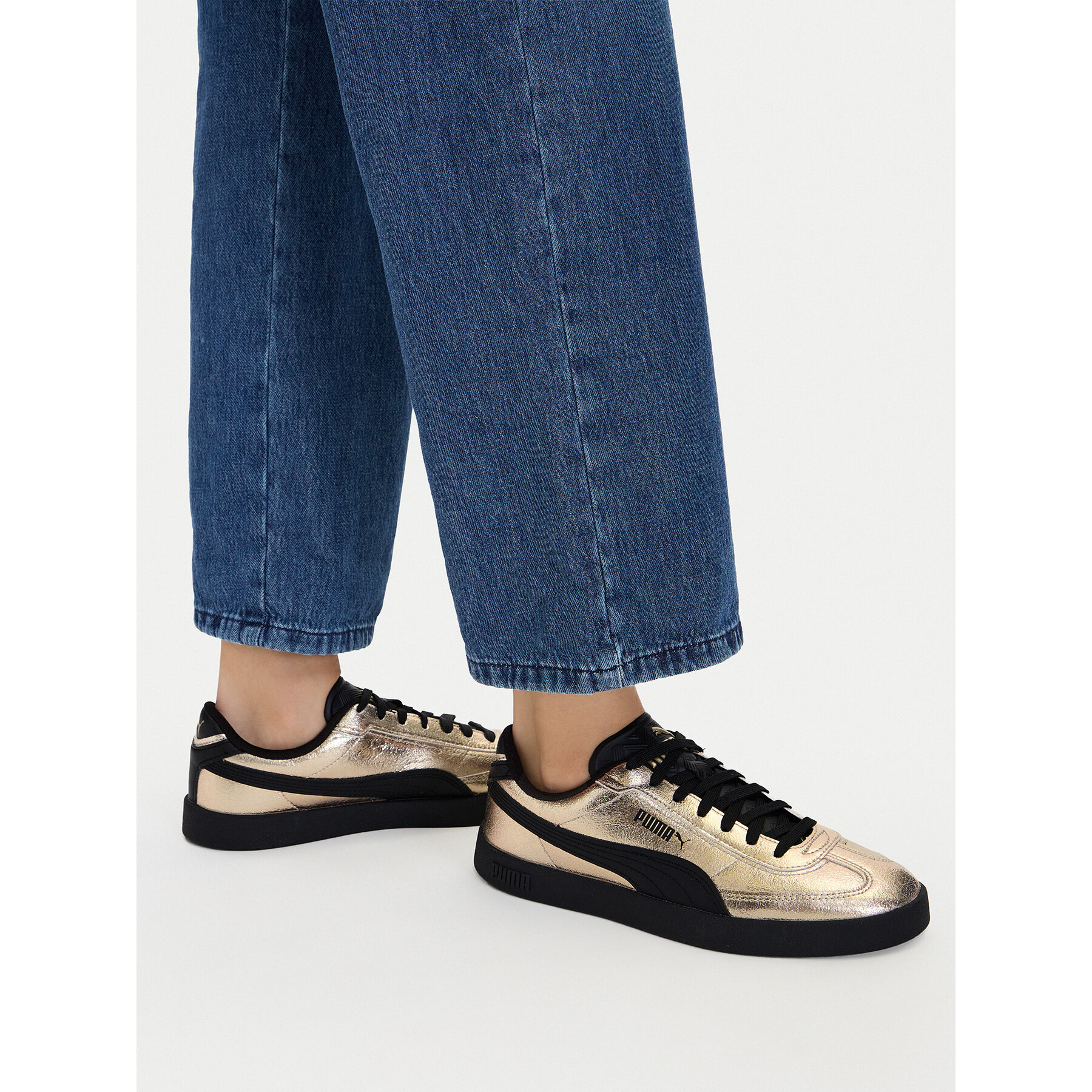 Tenisice Puma Club II Era Metallic Whisper 404461 01 Zlatna