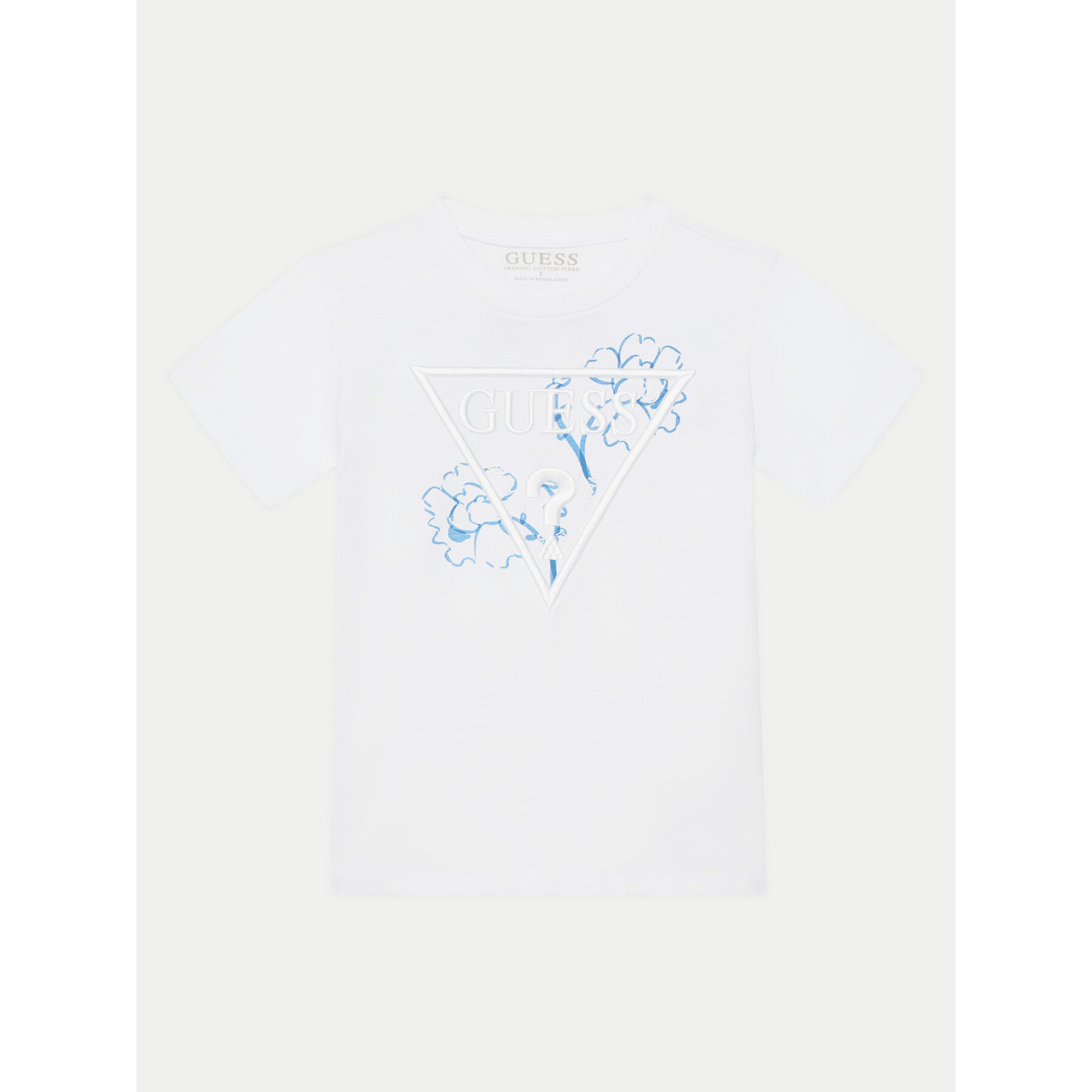 Guess T-Shirt L5GI09K 8HM4 Λευκό Regular Fit