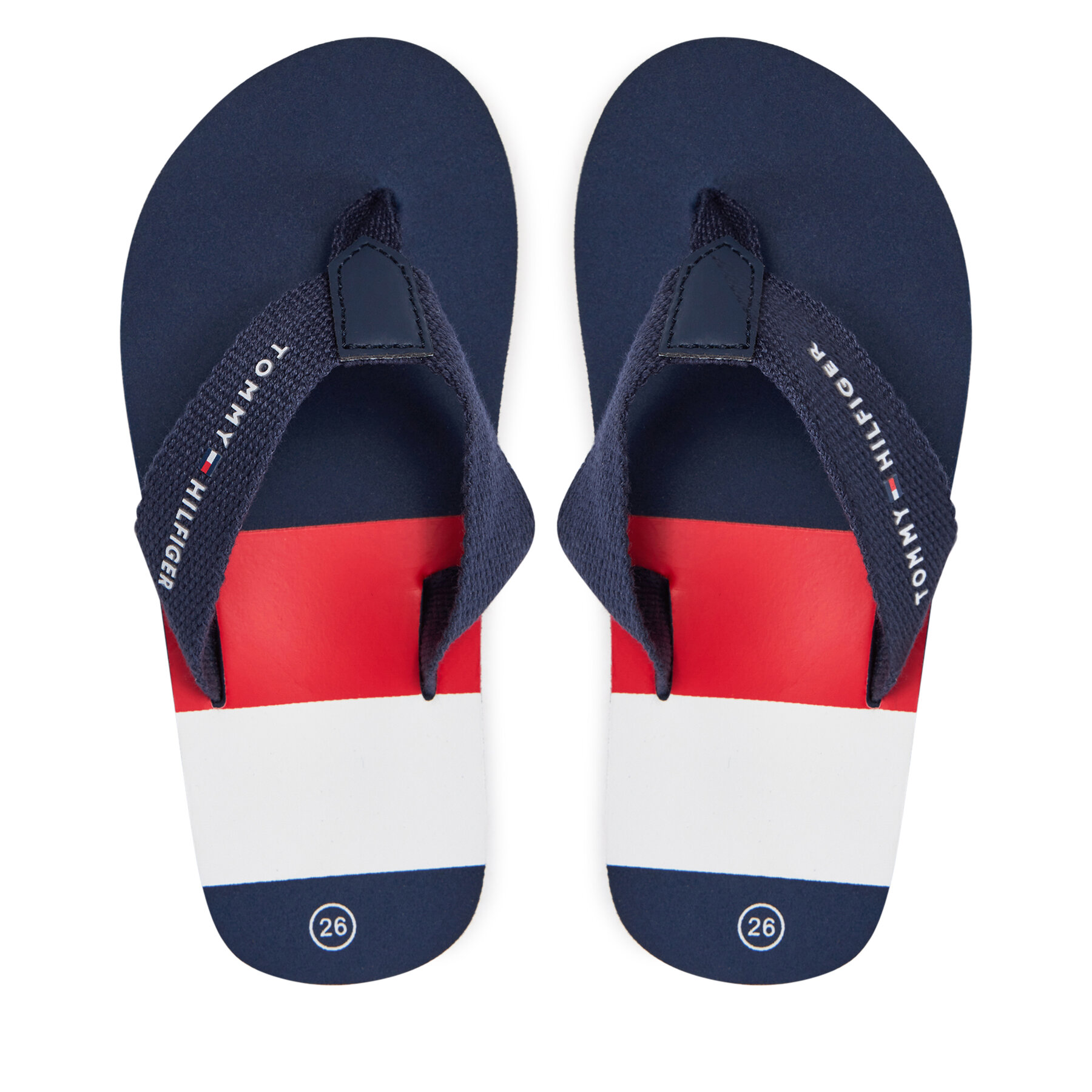 Chancletas Tommy Hilfiger T3B8-33446-0058 M Azul marino
