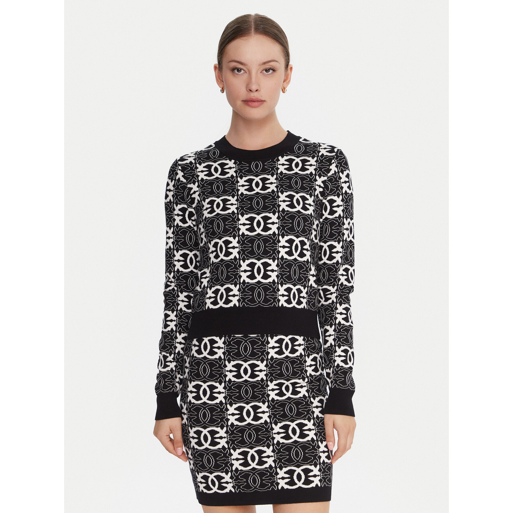 PINKO Pullover Gypsies 106041 A2YD Schwarz Regular Fit