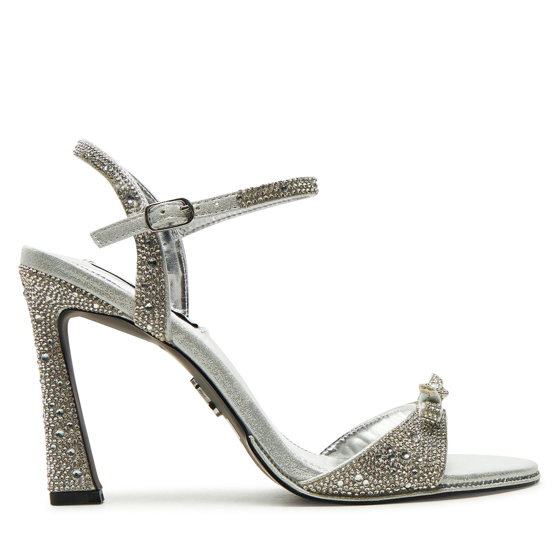 Damen Sandalen Steve Madden, Schuhgröße 37, Silber, Chanter SM11003439-04004-968