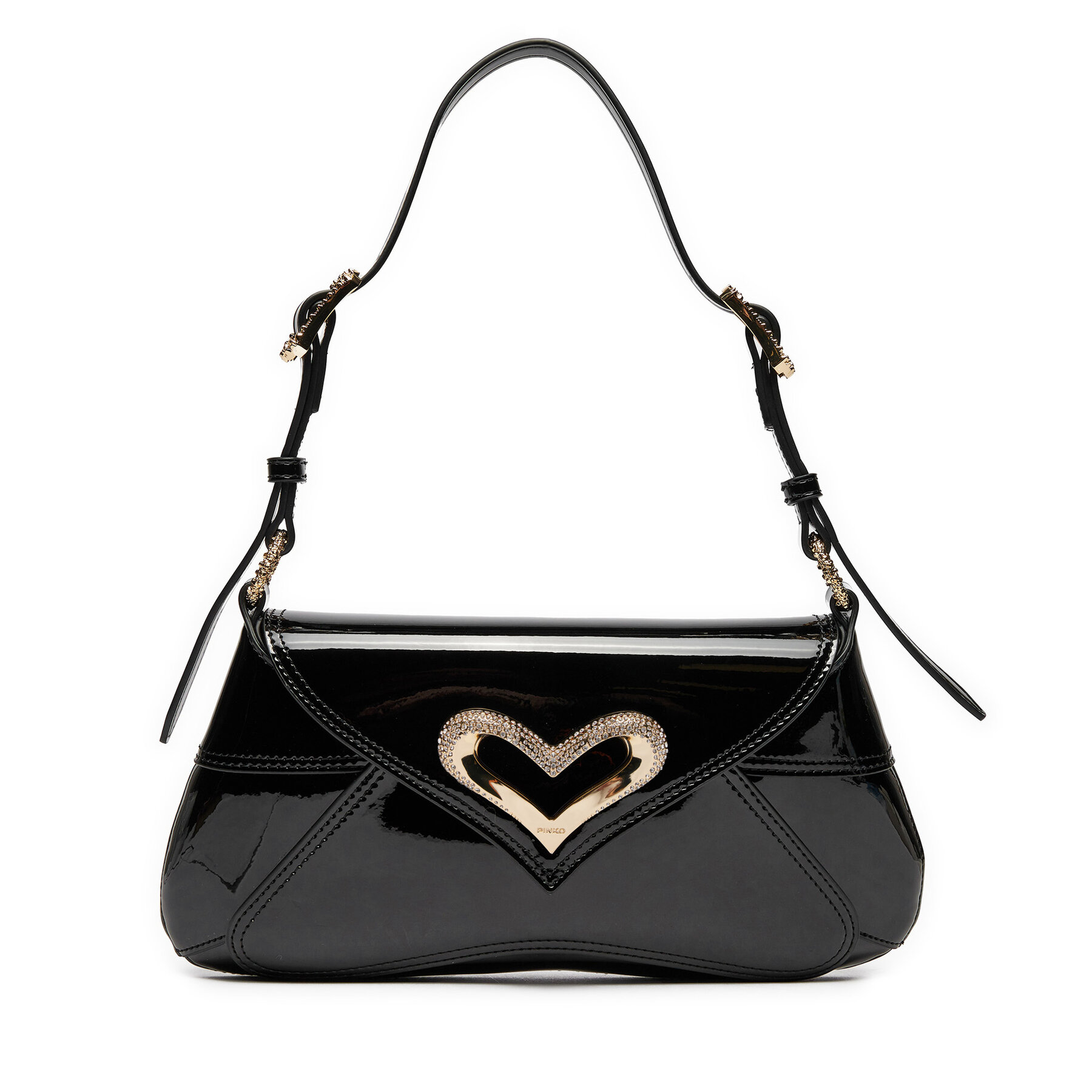 Sac à main PINKO 520 Shoulder Classic Fl AI 24-25 PLTT 103763 A1UP Noir