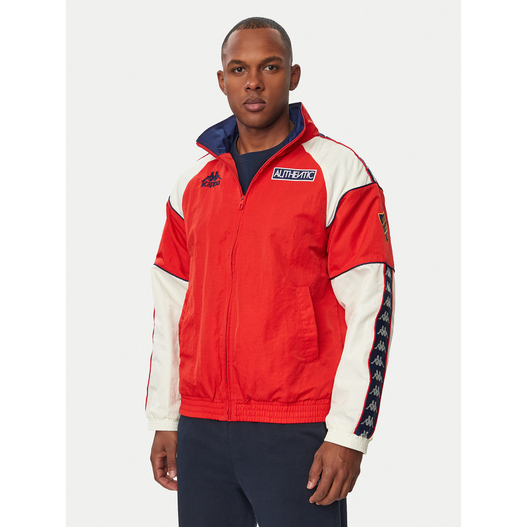 Kappa Jakna protiv vjetra Onstar 382B6HW Crvena Oversize