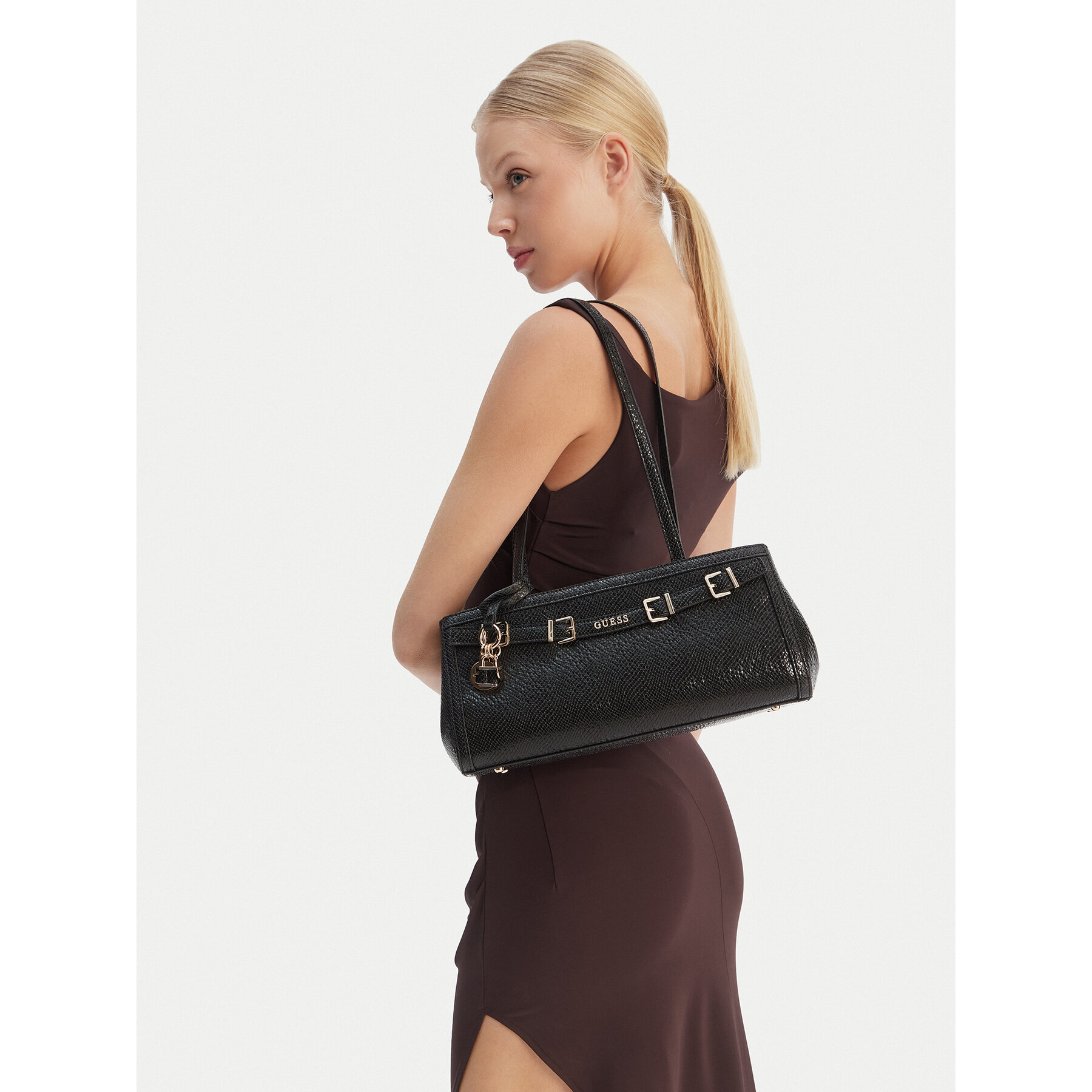 Geantă Guess Dovie HWKG99 09080 Negru