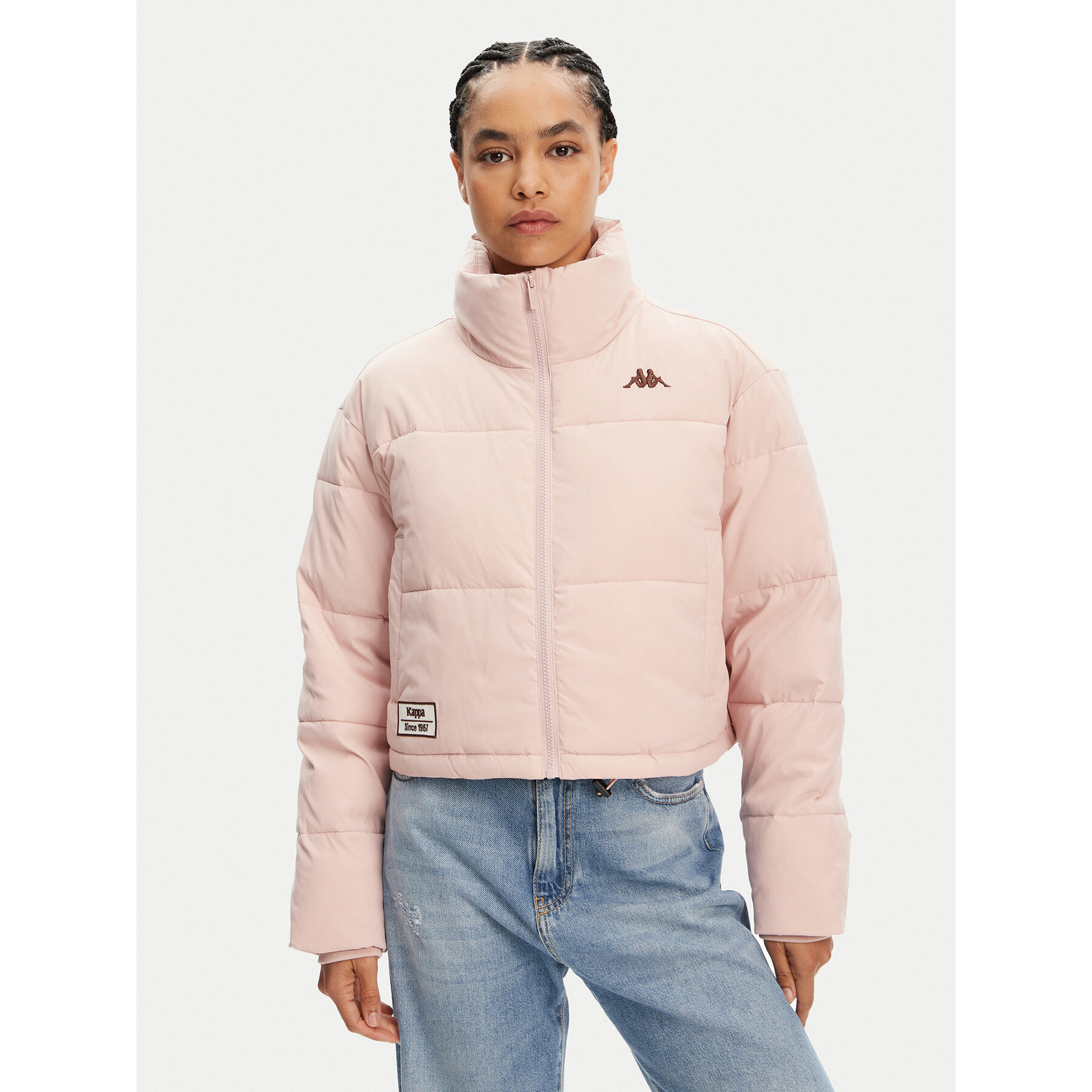 Kappa Zimska jakna Authentic Gasita 371F65W Ružičasta Oversize